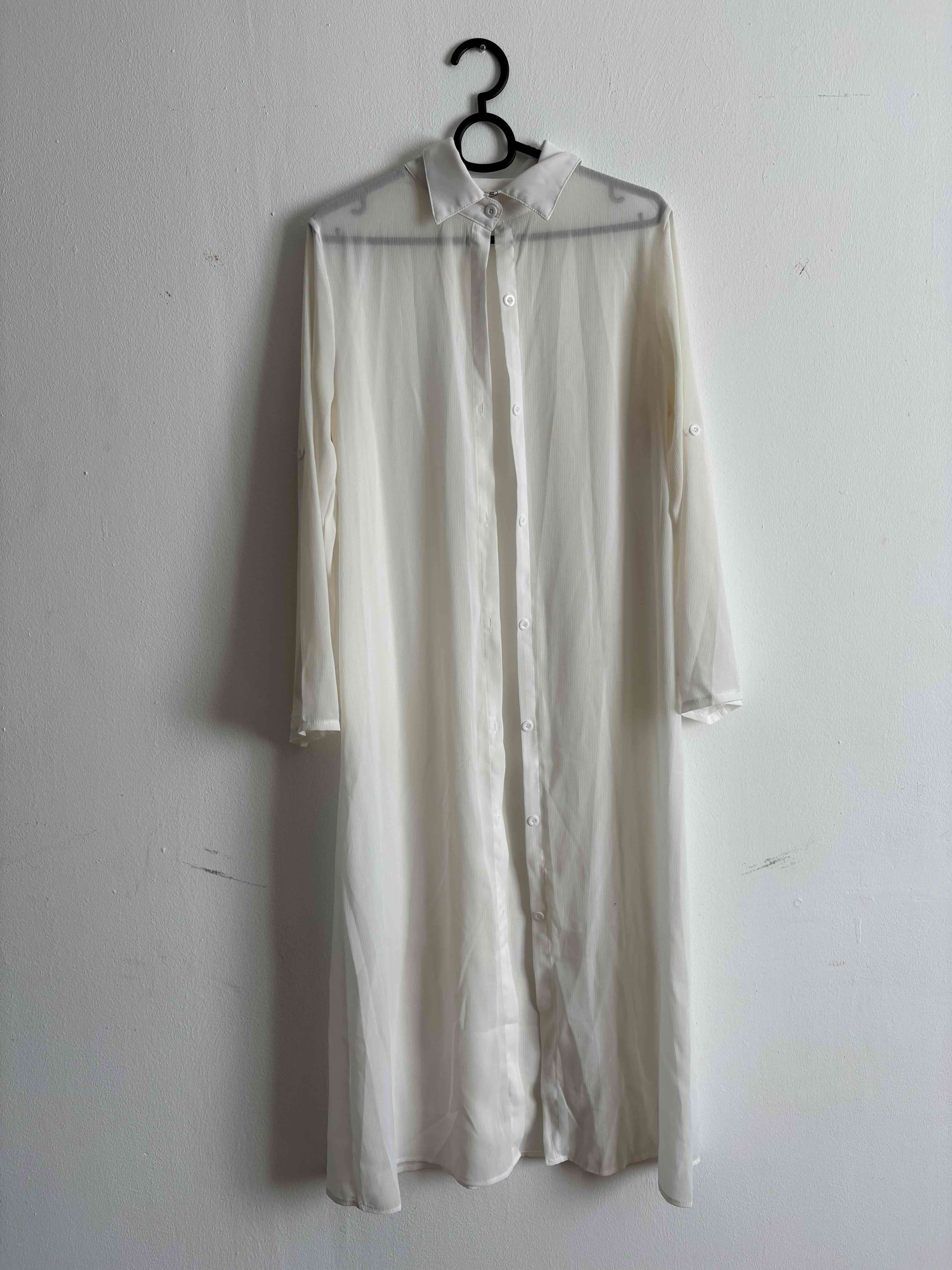 Vestido camisero blanco