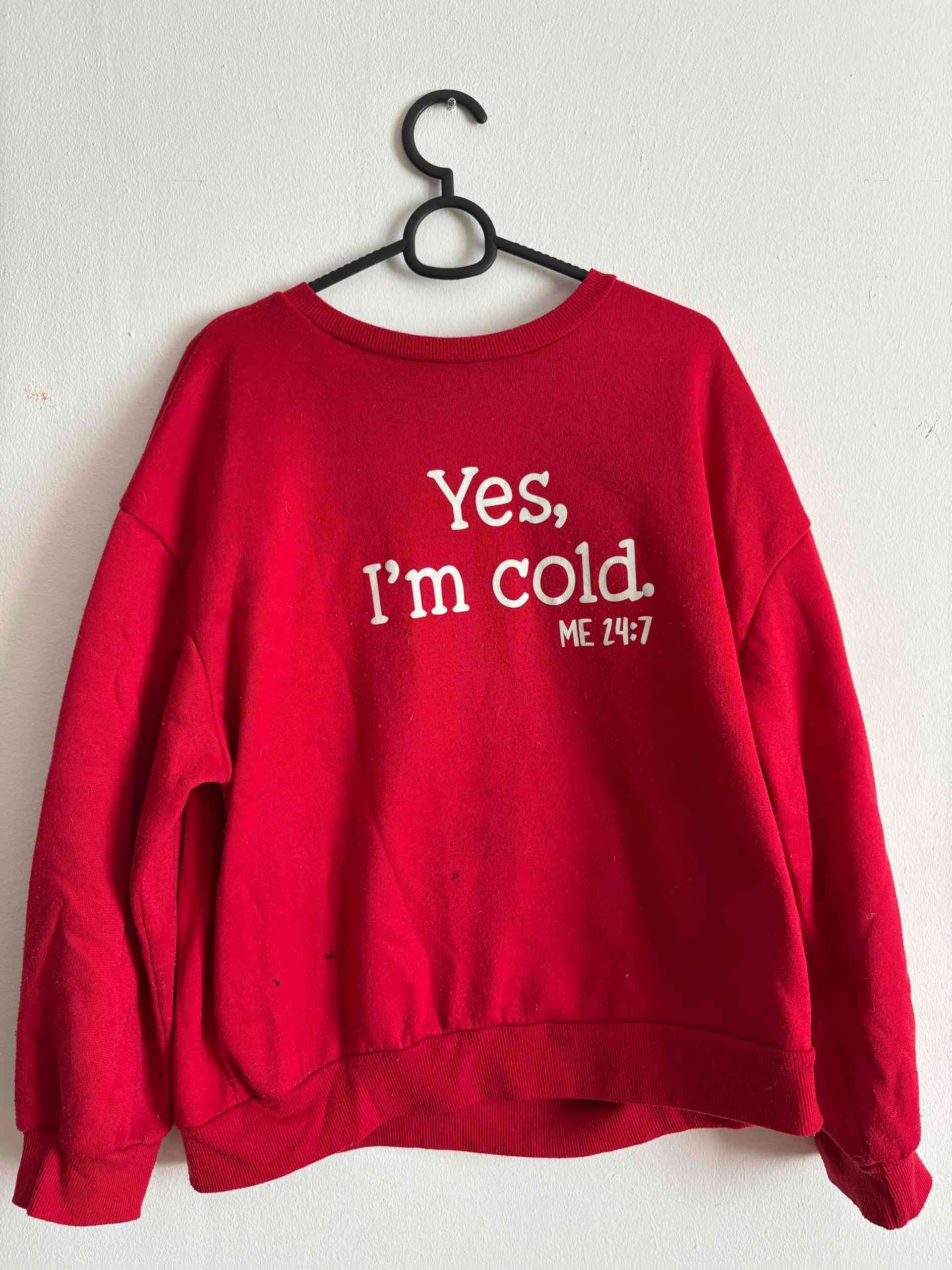 Polerón rojo con texto - miniatura 5