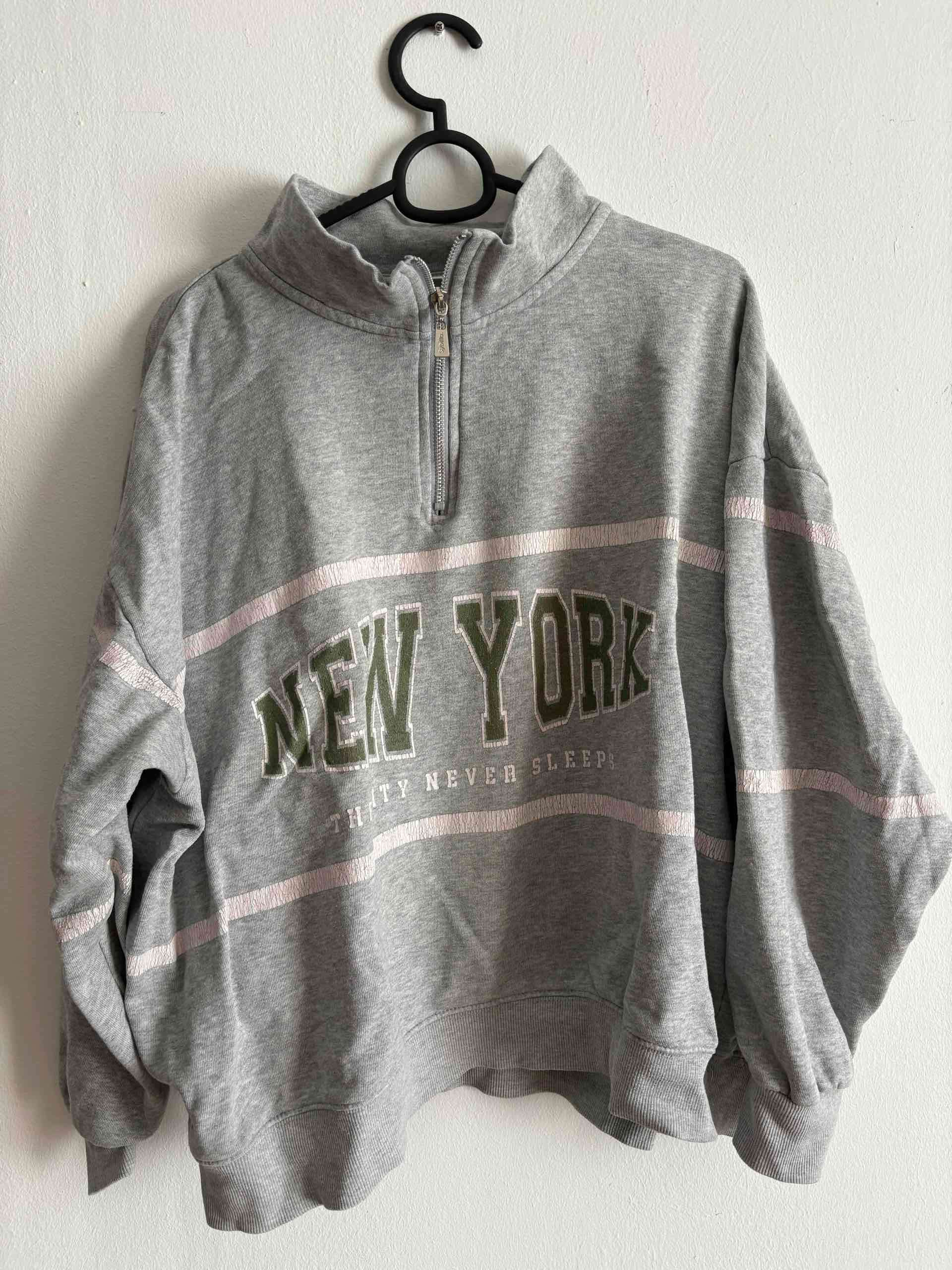 Polerón gris New York