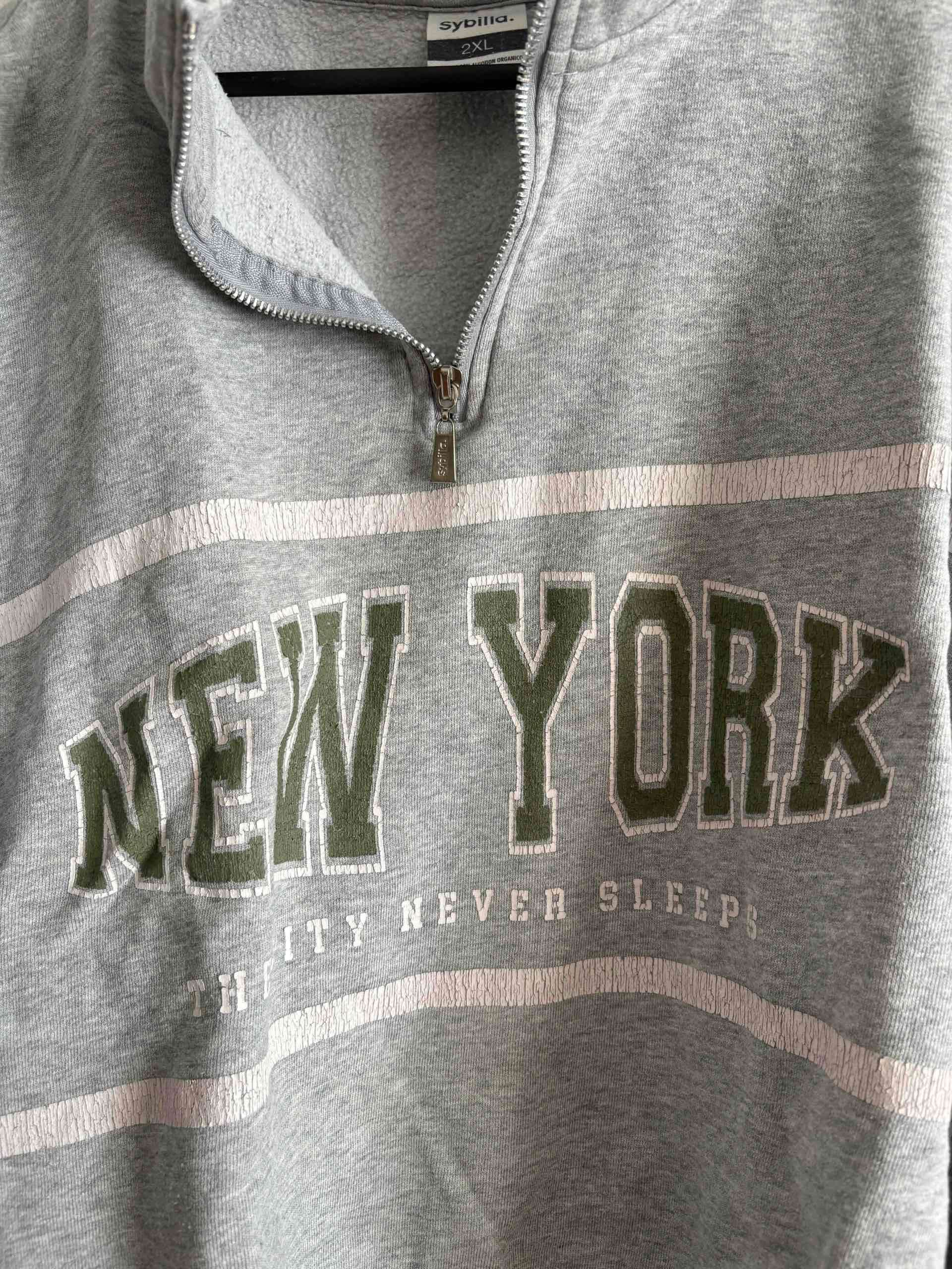 Polerón gris New York - miniatura 2