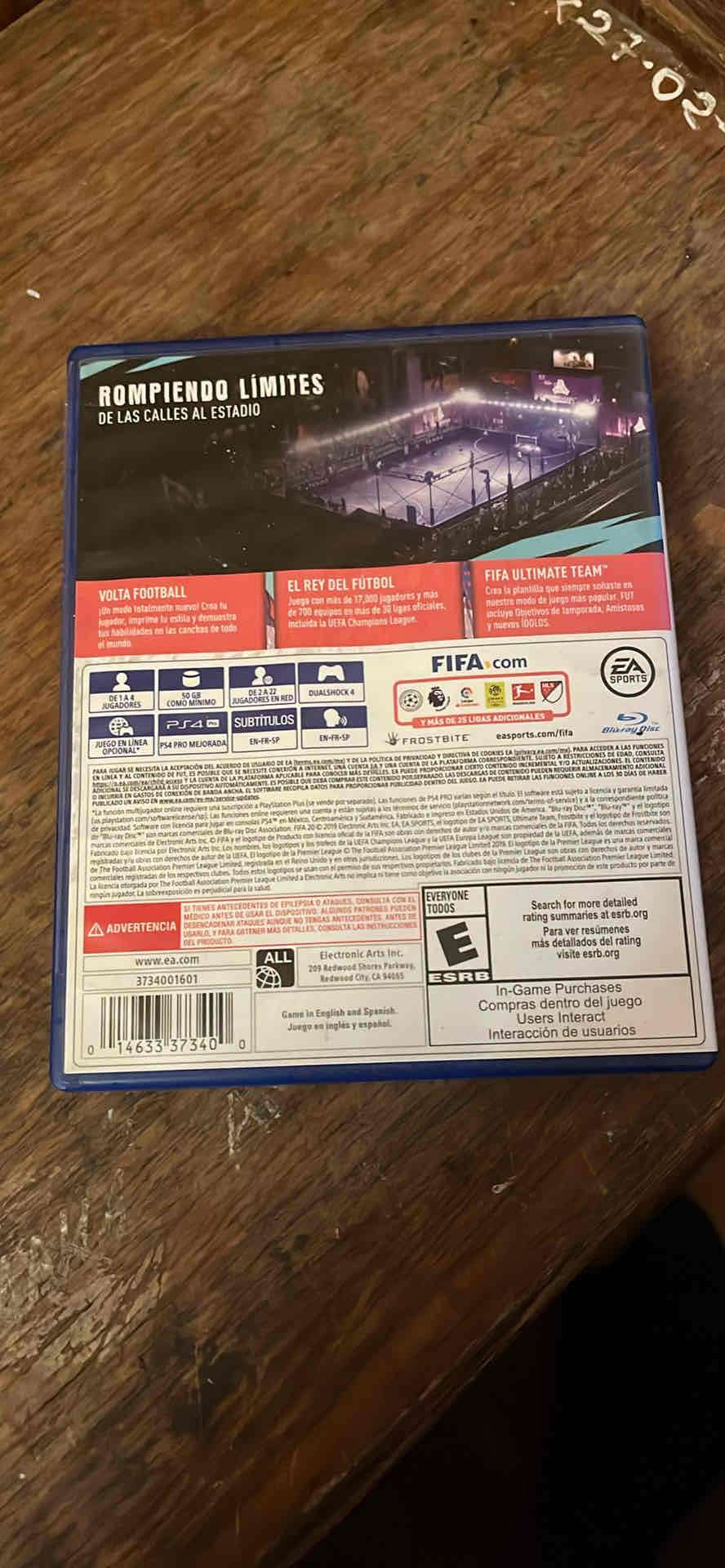 Juego FIFA 20 para PS4 - miniatura 2