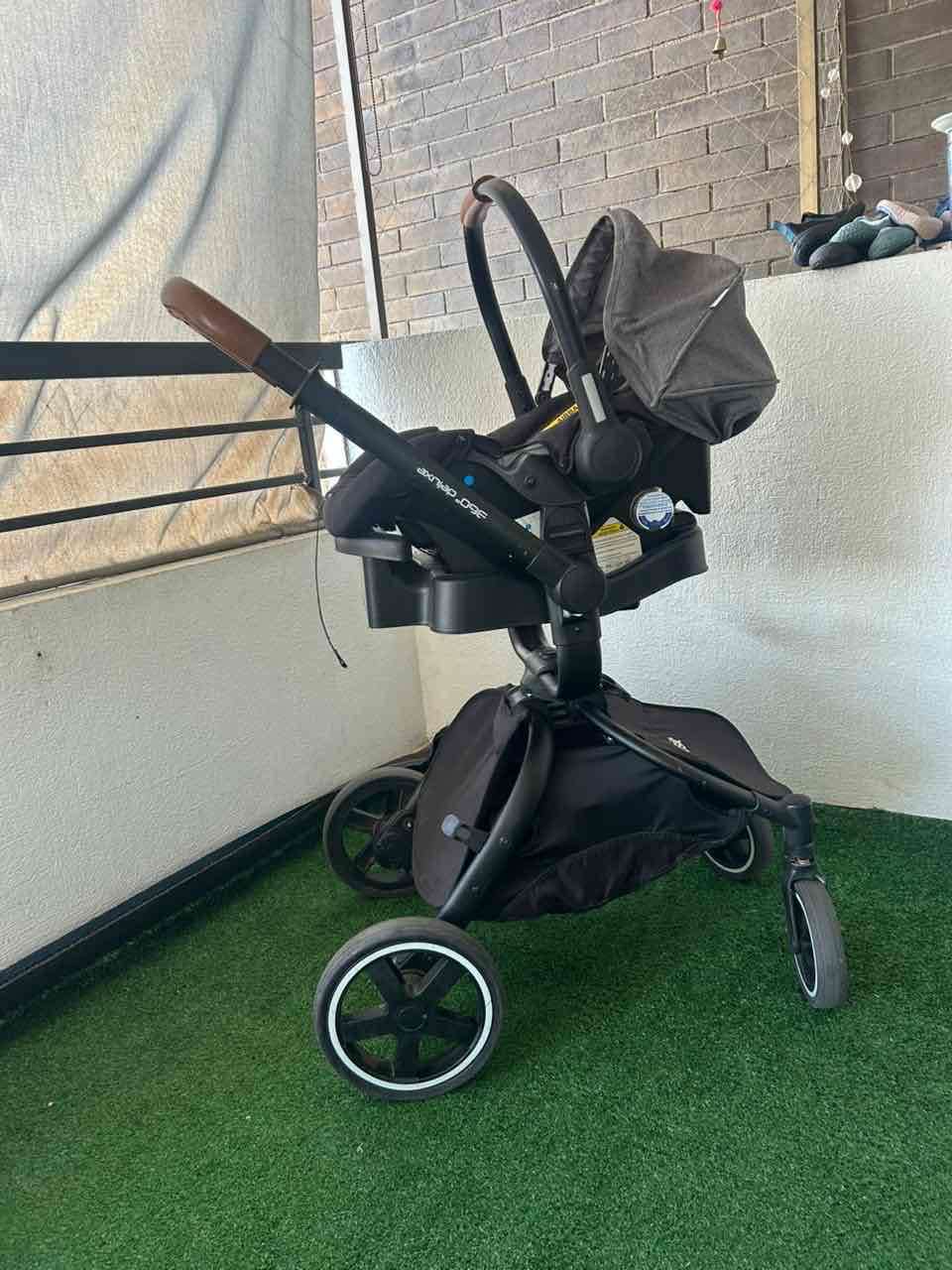 Coche de bebé Bebesit gris deluxe 360 - 3