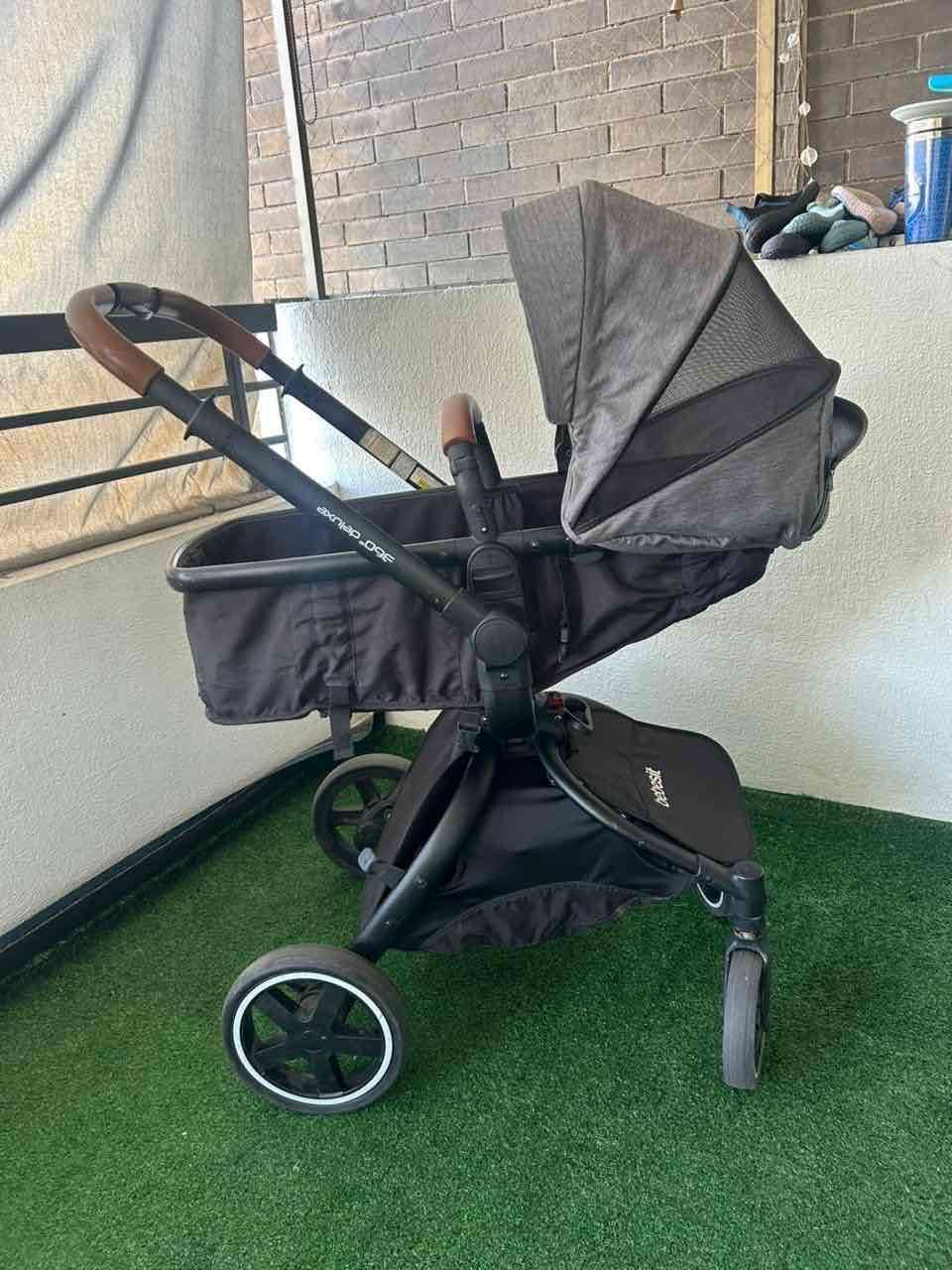 Coche de bebé Bebesit gris deluxe 360 - 4