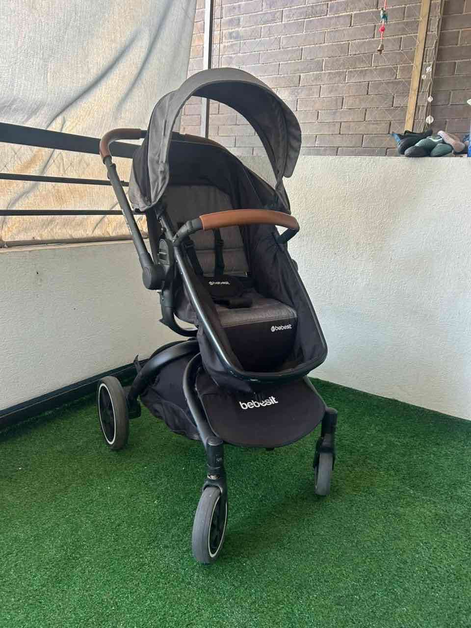 Coche de bebé Bebesit gris deluxe 360 - 6