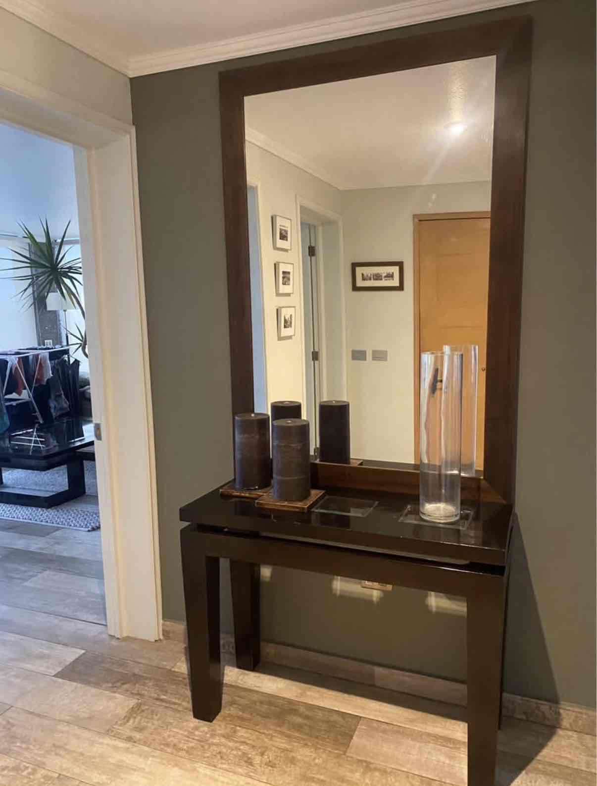 Espejo grande con marco de madera - miniatura 4