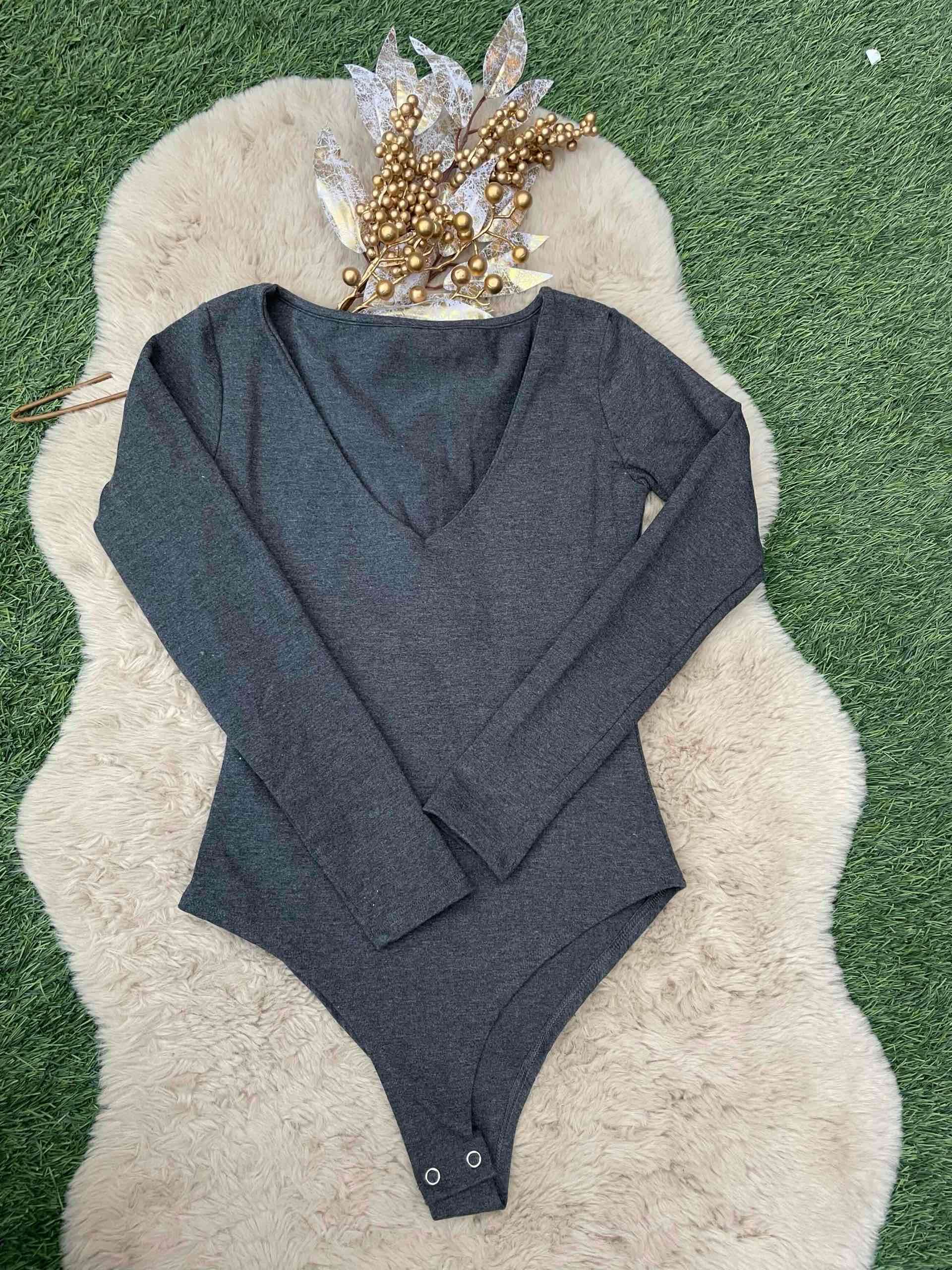 Body rojo de manga larga - miniatura 3