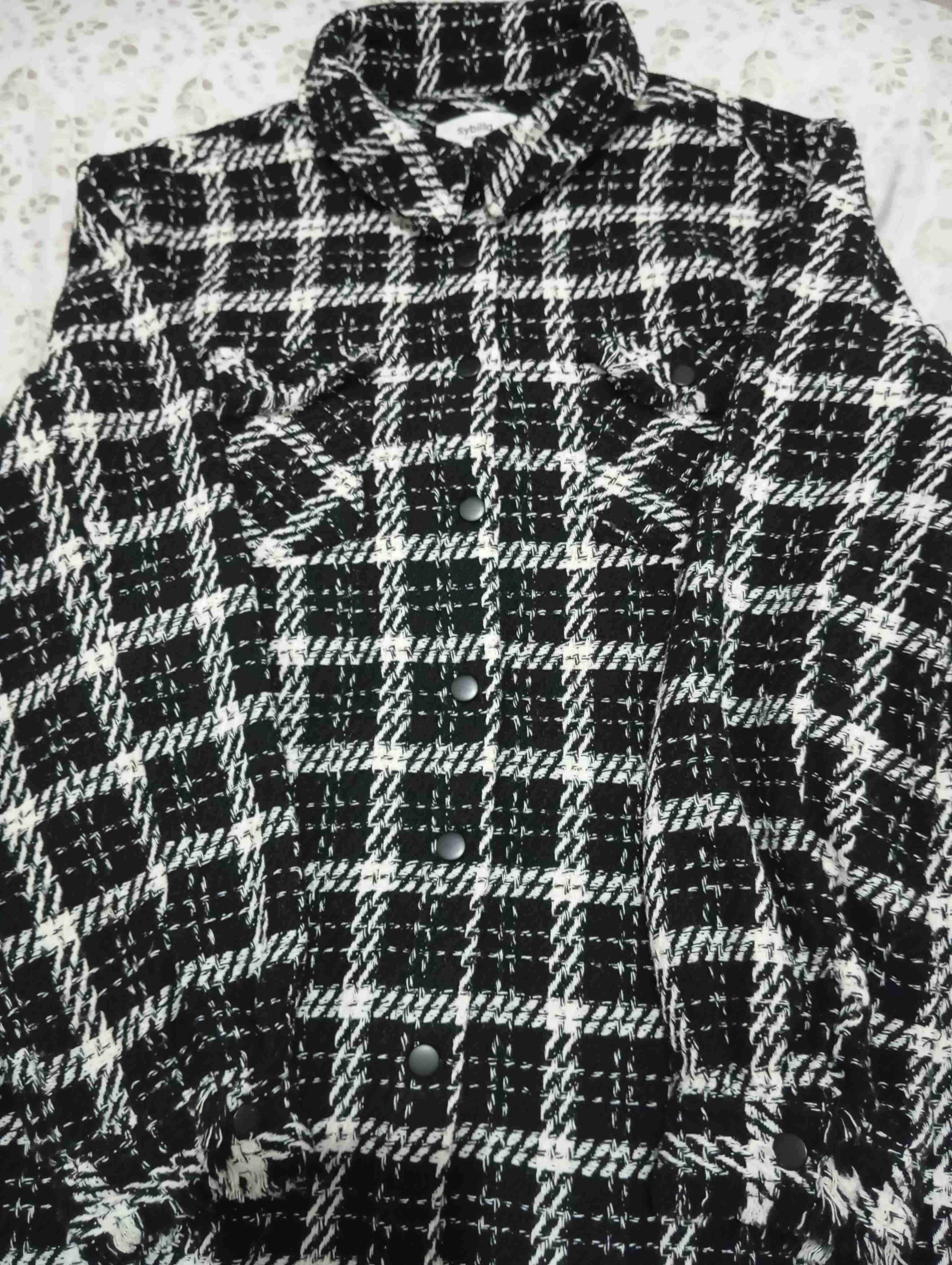 Chaqueta de lana a cuadros