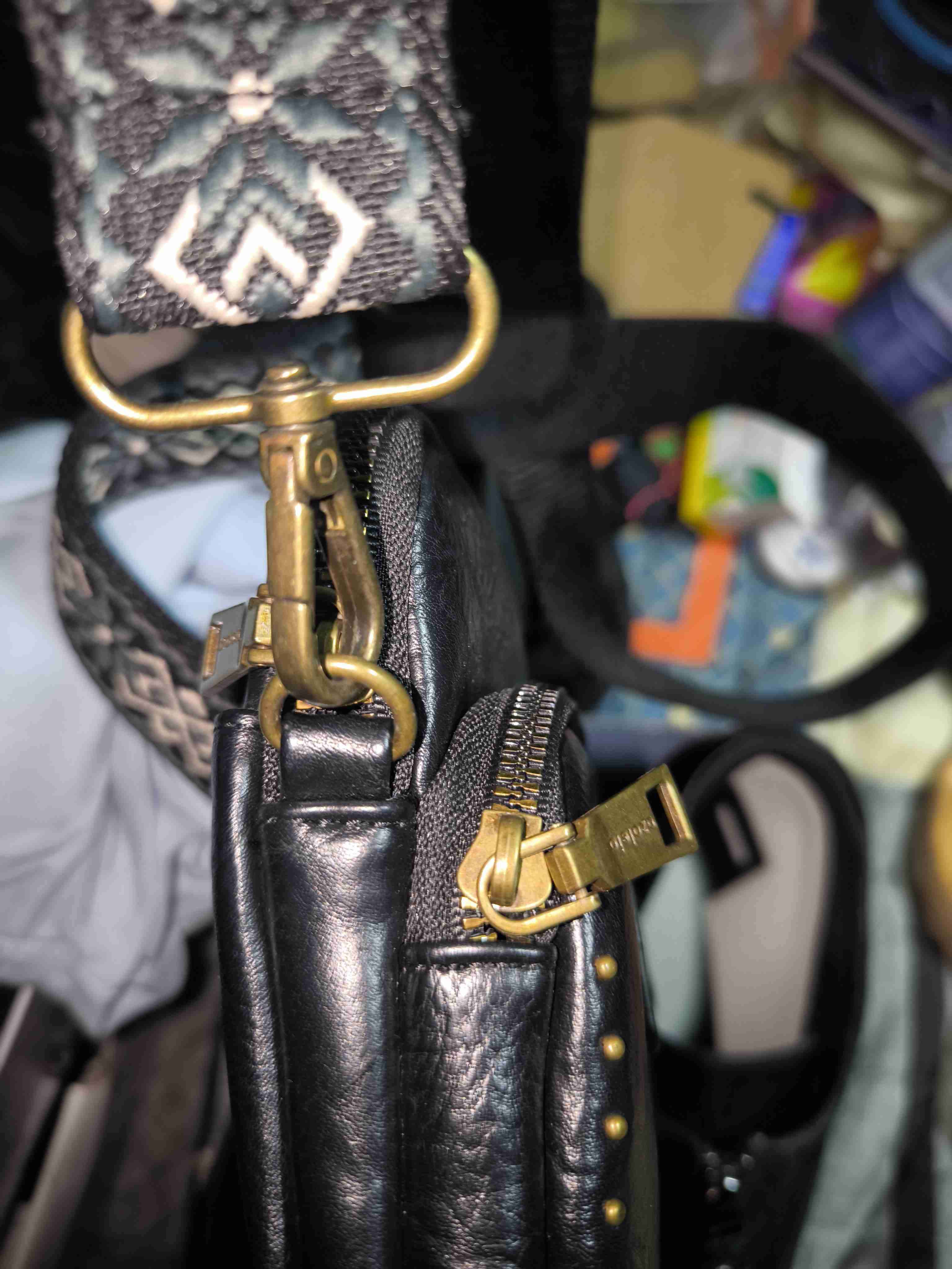 Cartera Azaleia Dakota cross negro - miniatura 5