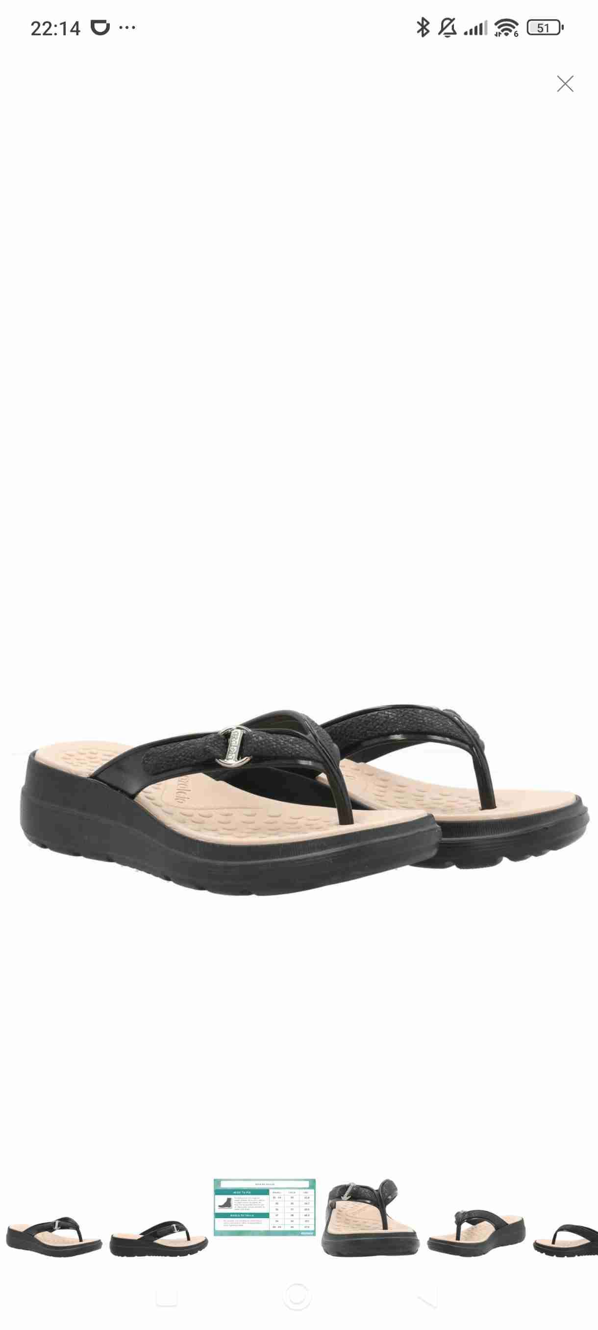 Sandalias flip-flop negras - miniatura 4