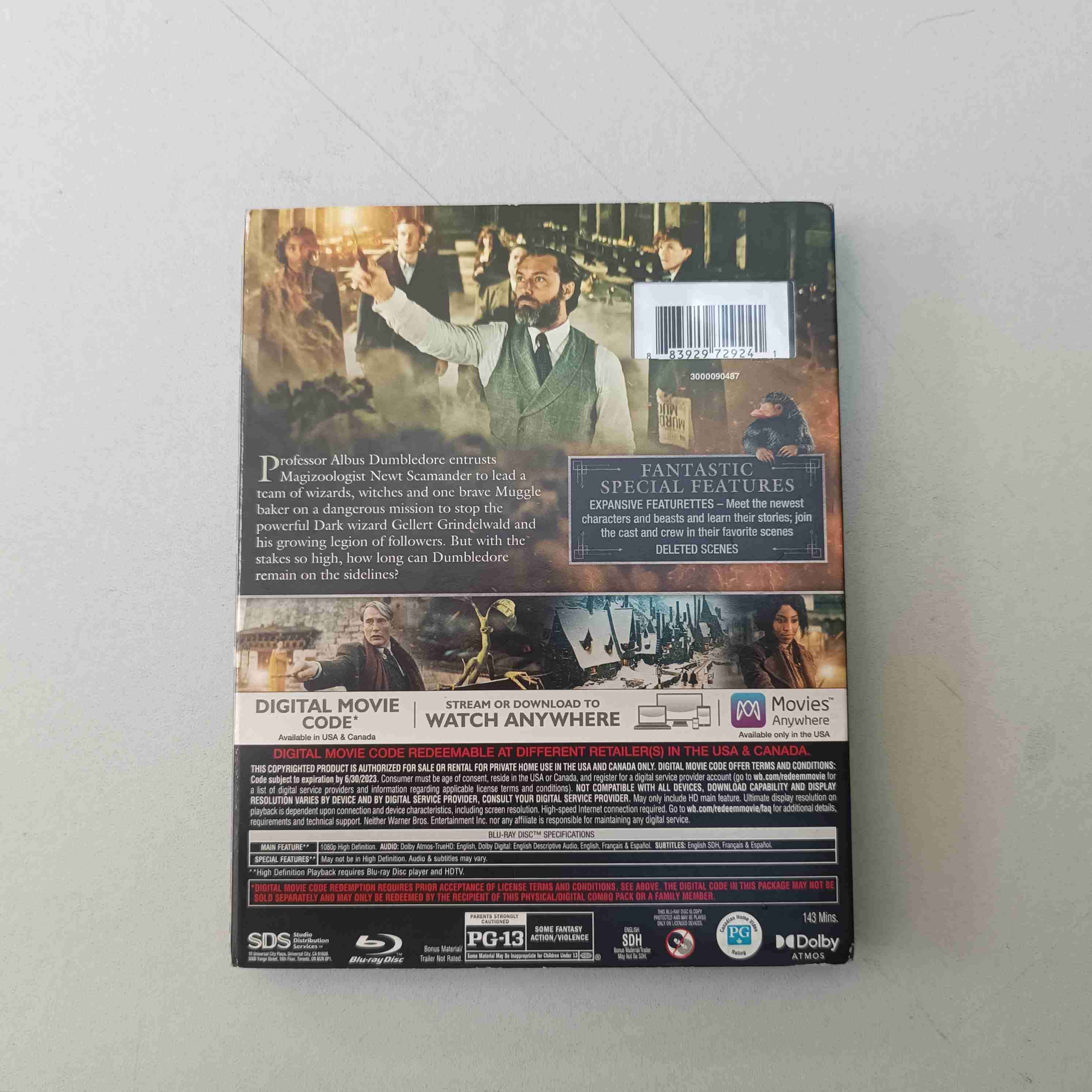 Blu-ray Animales Fantásticos:  Secretos Dumbledore - miniatura 3