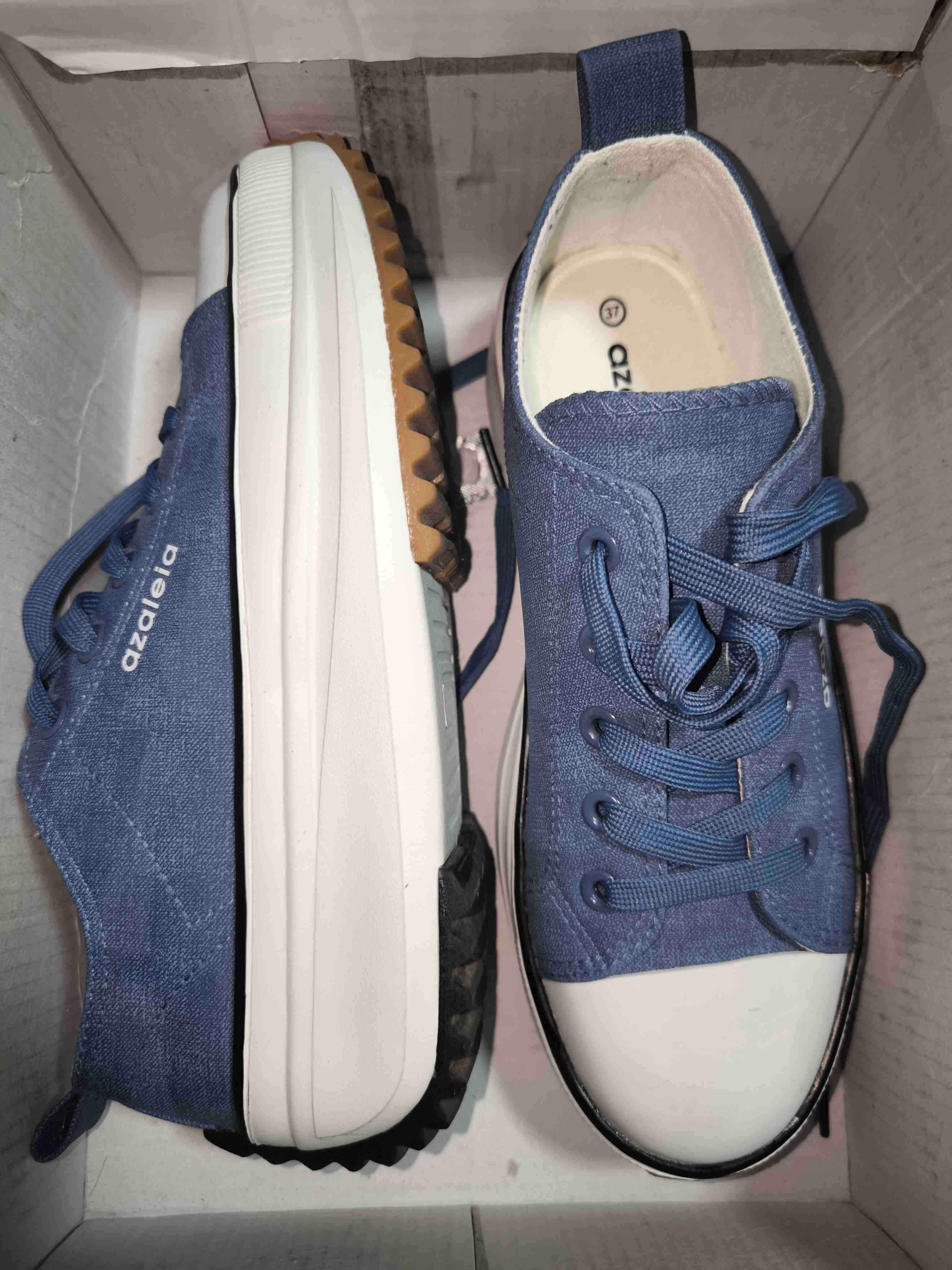 Zapatilla mujer Azaleia azúl - miniatura 2