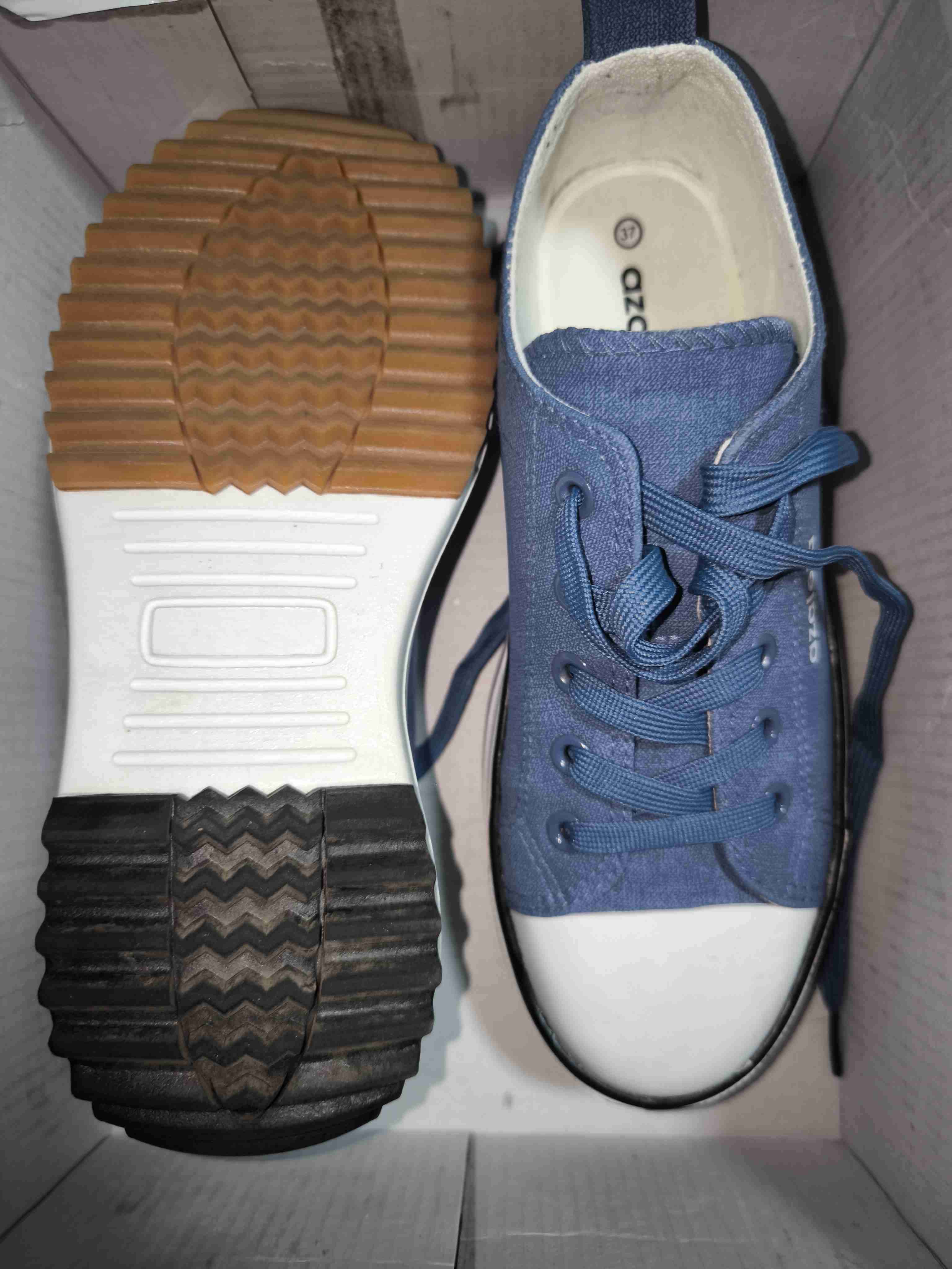 Zapatilla mujer Azaleia azúl - miniatura 3