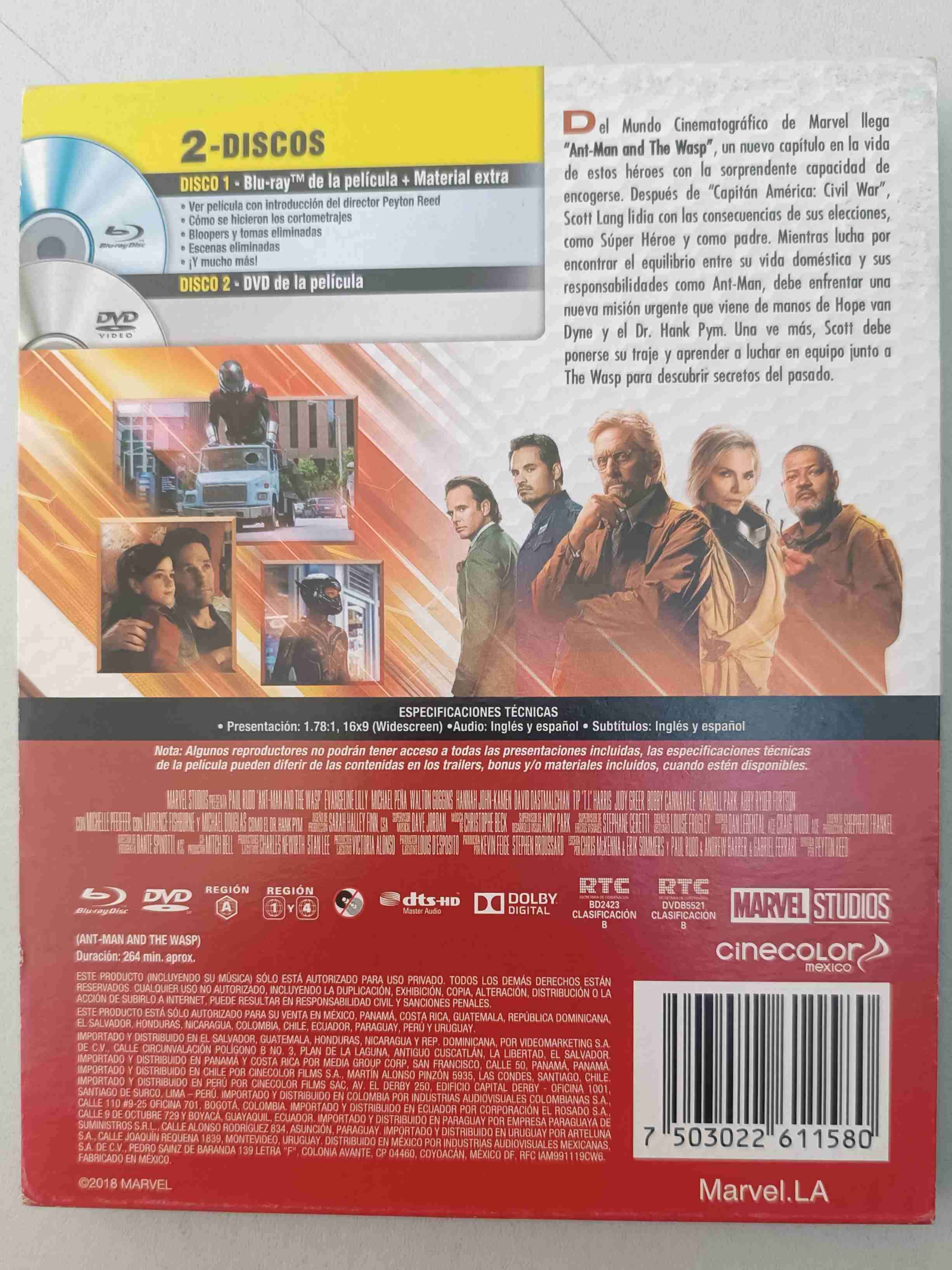 Ant-Man y la Avispa (Blu-ray Steelbook) MCU - miniatura 4