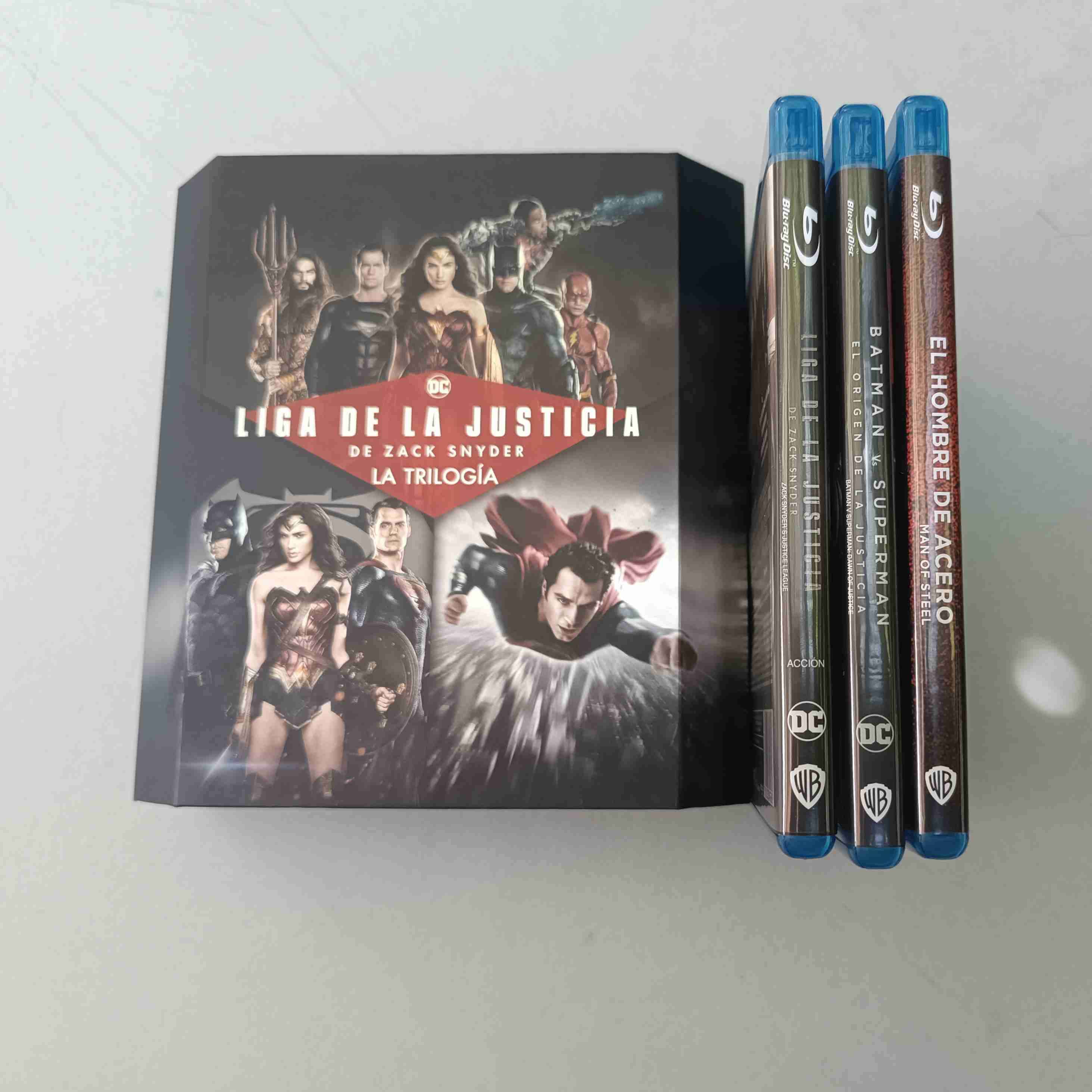 Trilogía Liga de la Justicia bluray