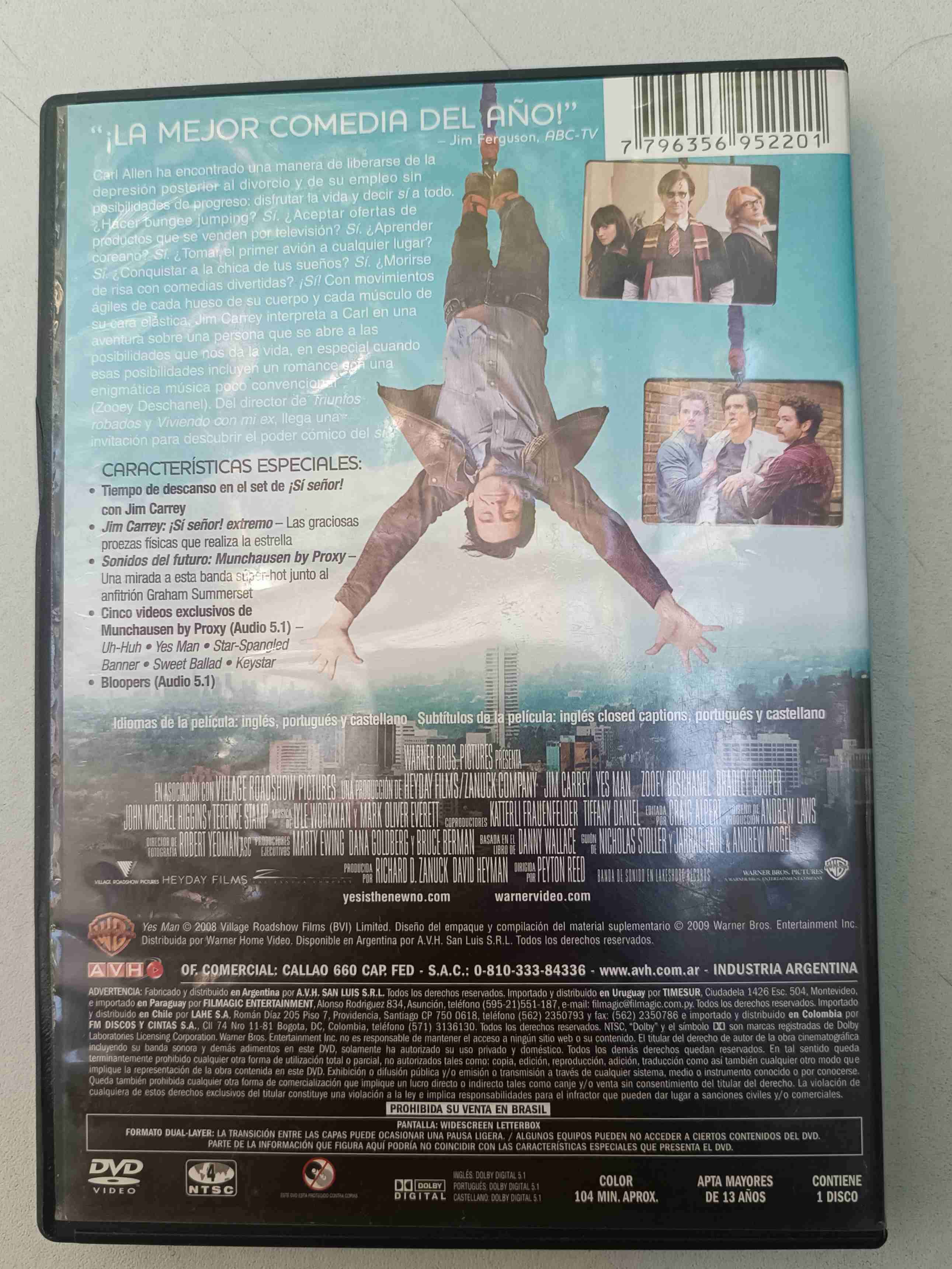 DVD Jim Carrey Sí Señor - miniatura 3