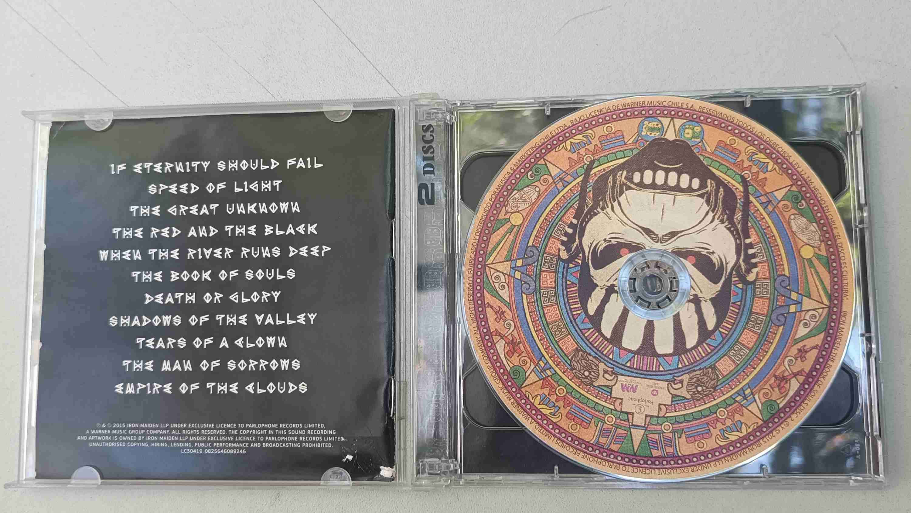 CD Iron Maiden The Book of Souls disco doble - miniatura 2