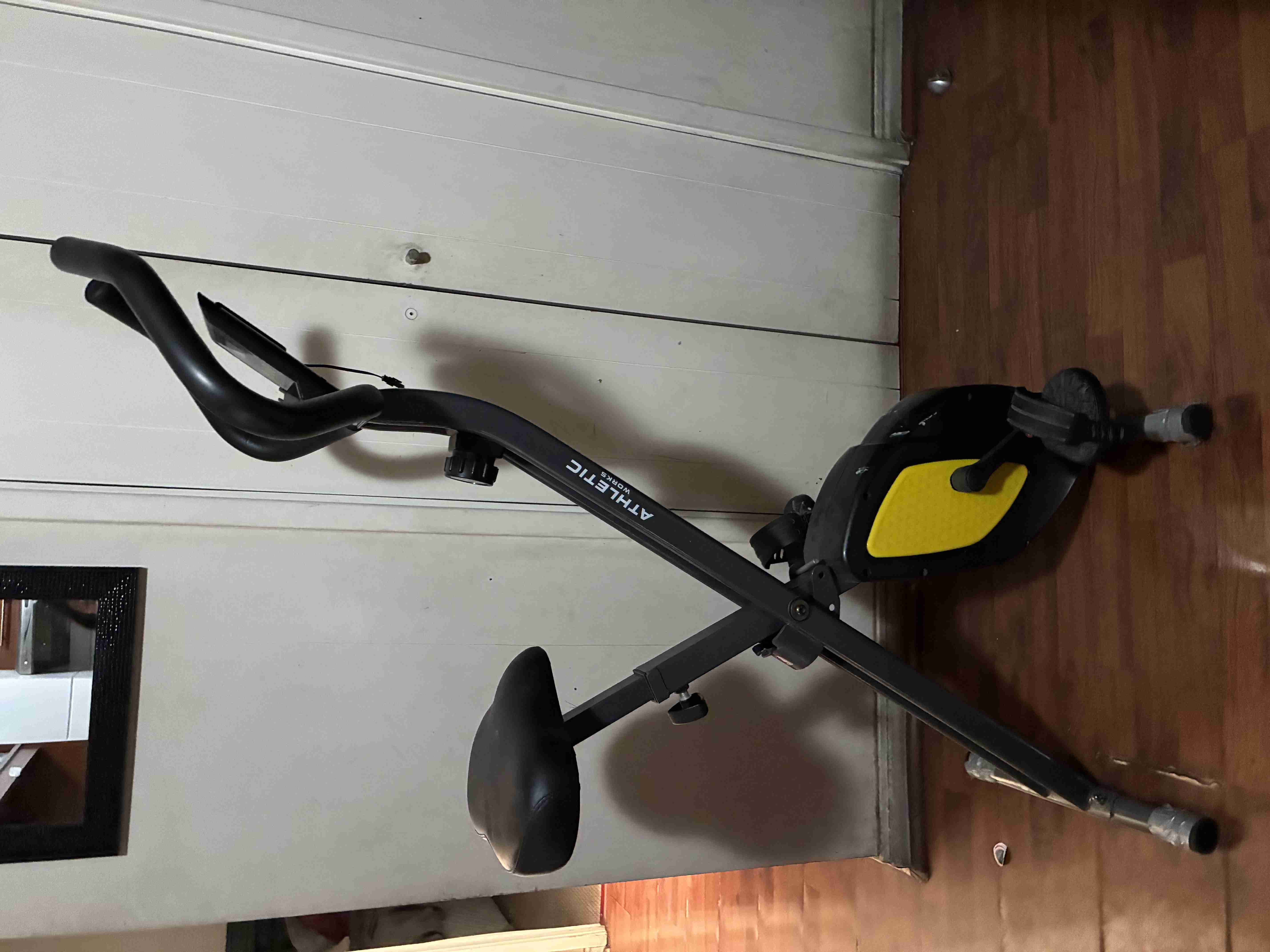 Bicicleta estática plegable