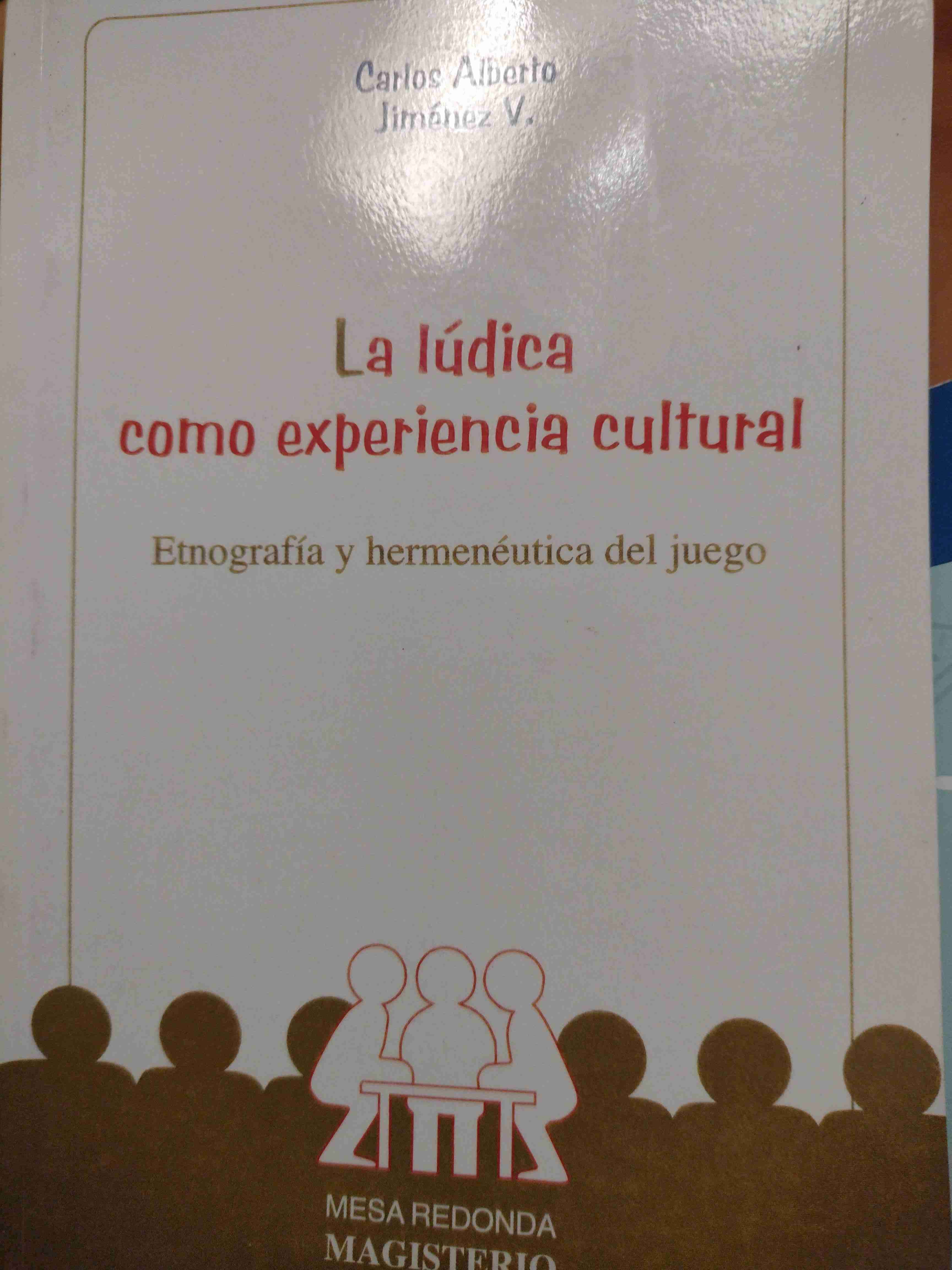 Libro La lúdica como experiencia cultural