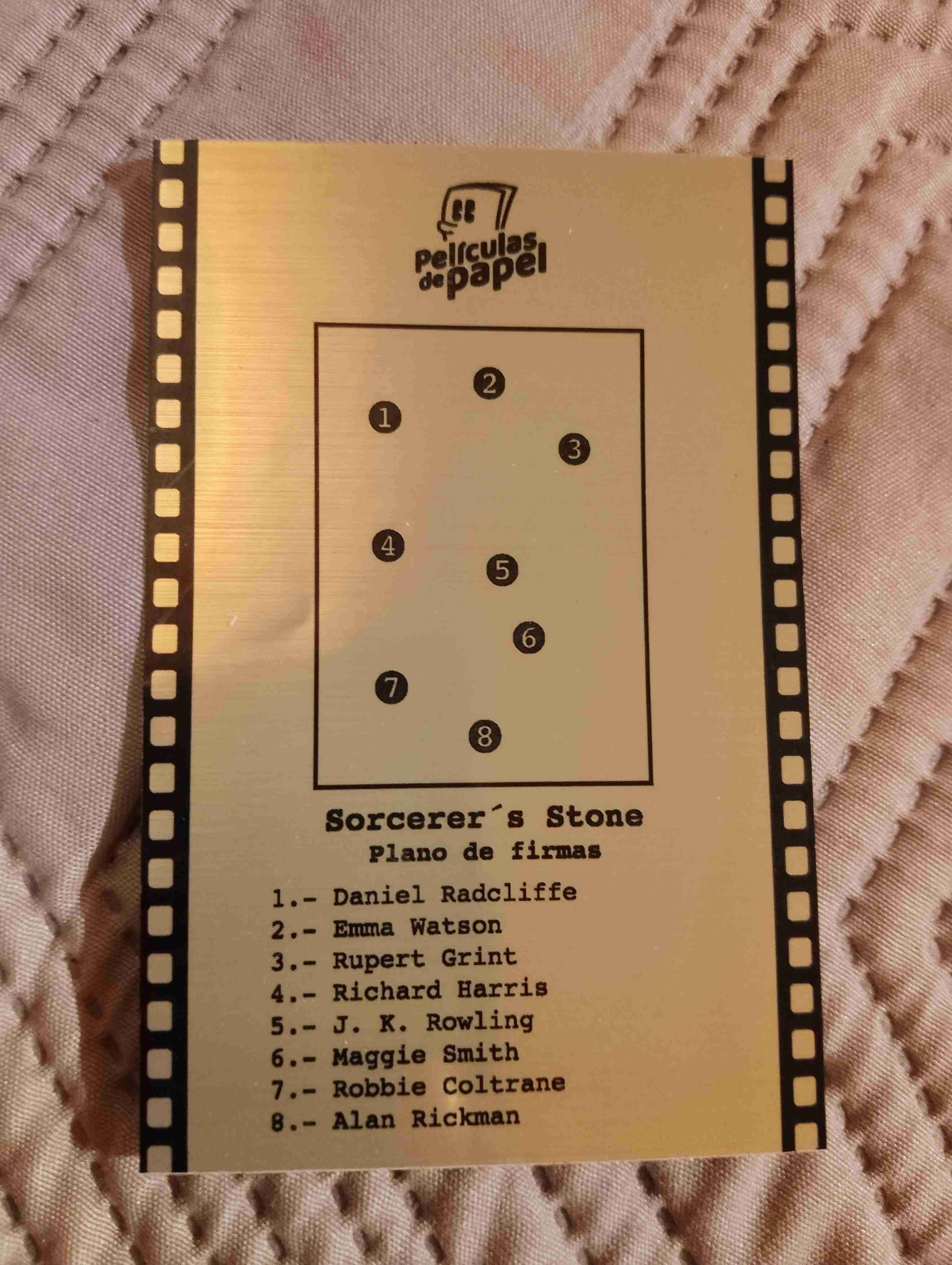 Guion autografiado Harry Potter - miniatura 3