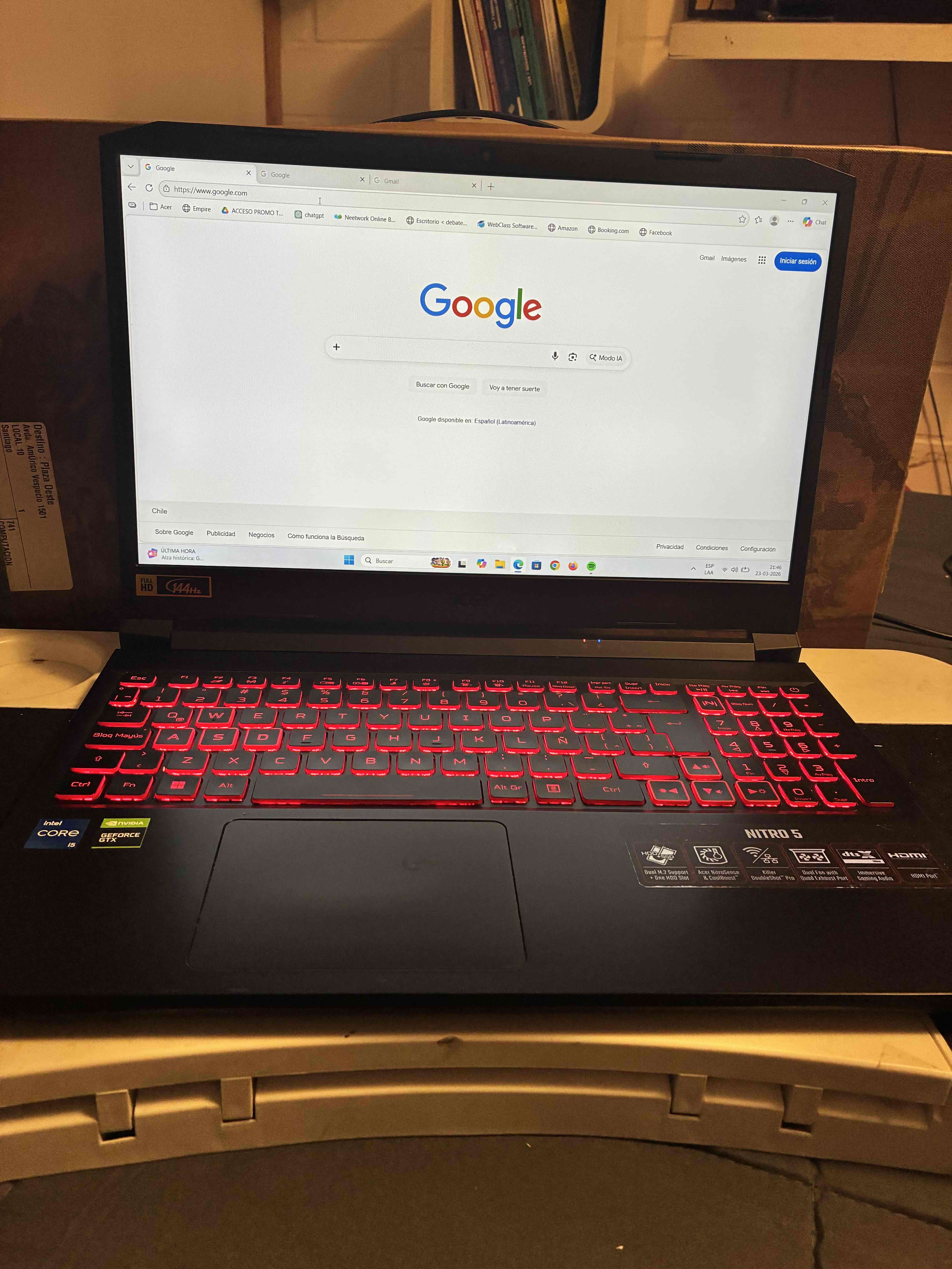 Laptop Acer Nitro 5 i5/1TB+128g GTX1650 - miniatura 3