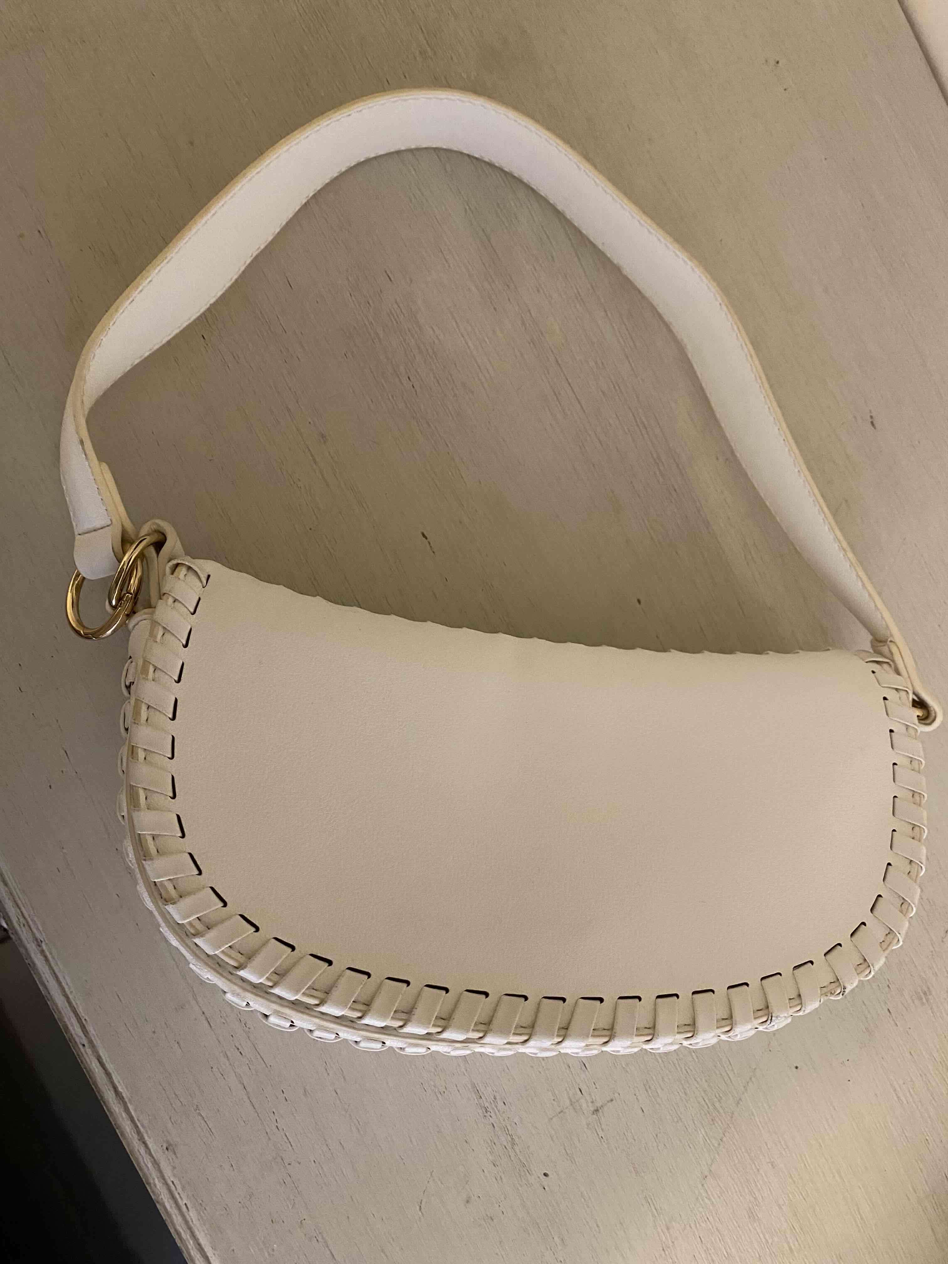 Cartera blanca de cuero sintético - miniatura 3