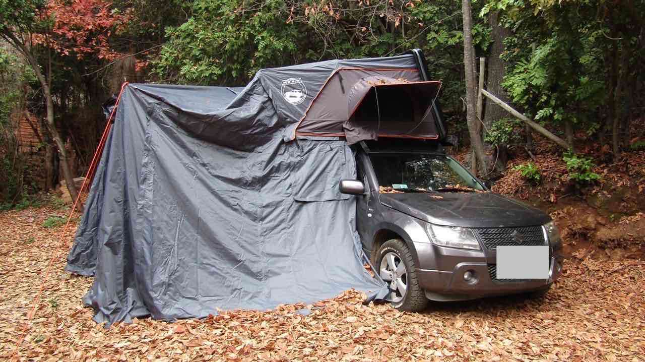 Carpa de techo para auto - miniatura 2