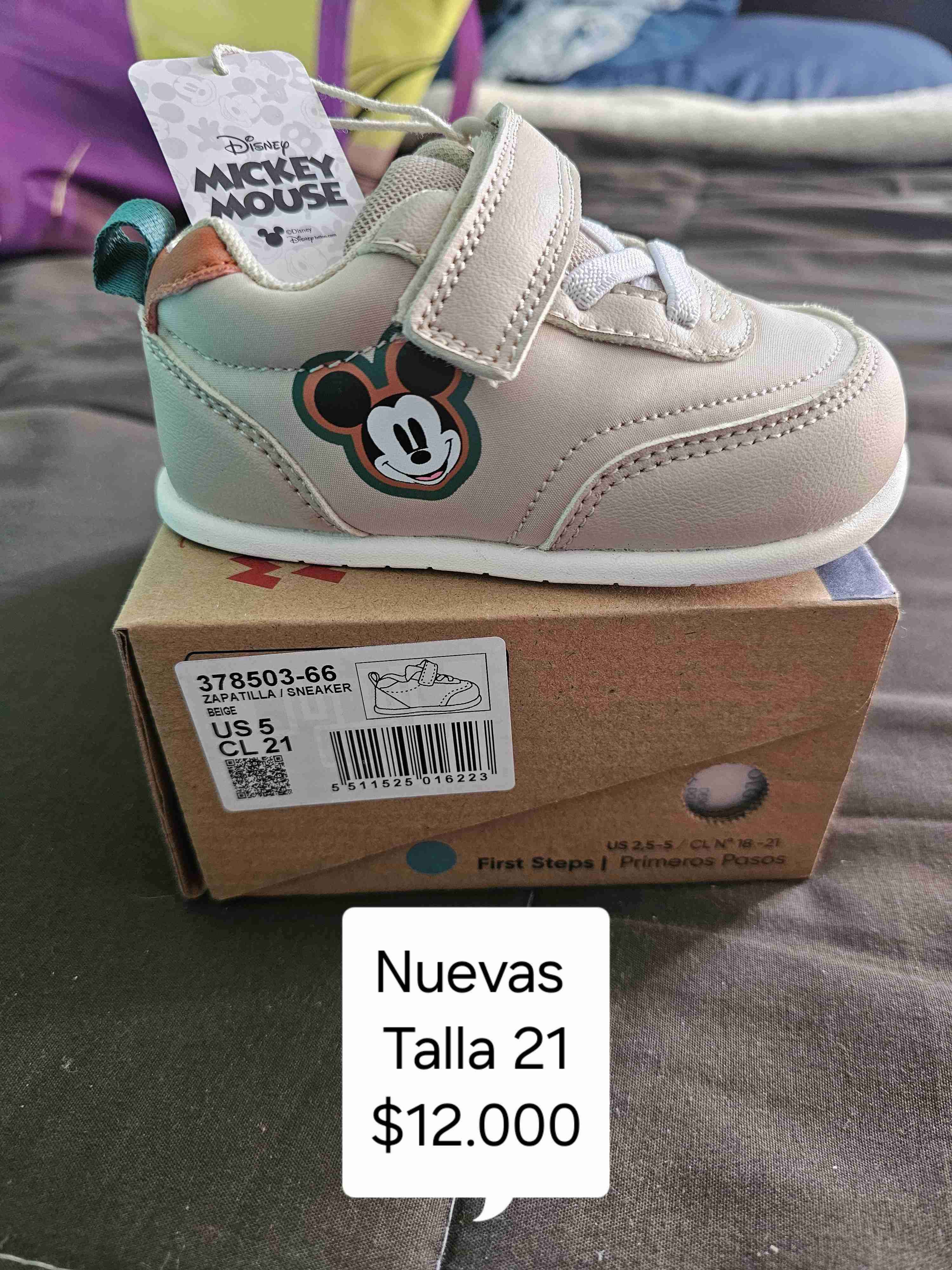 Zapatillas bebé Mickey Mouse colloky