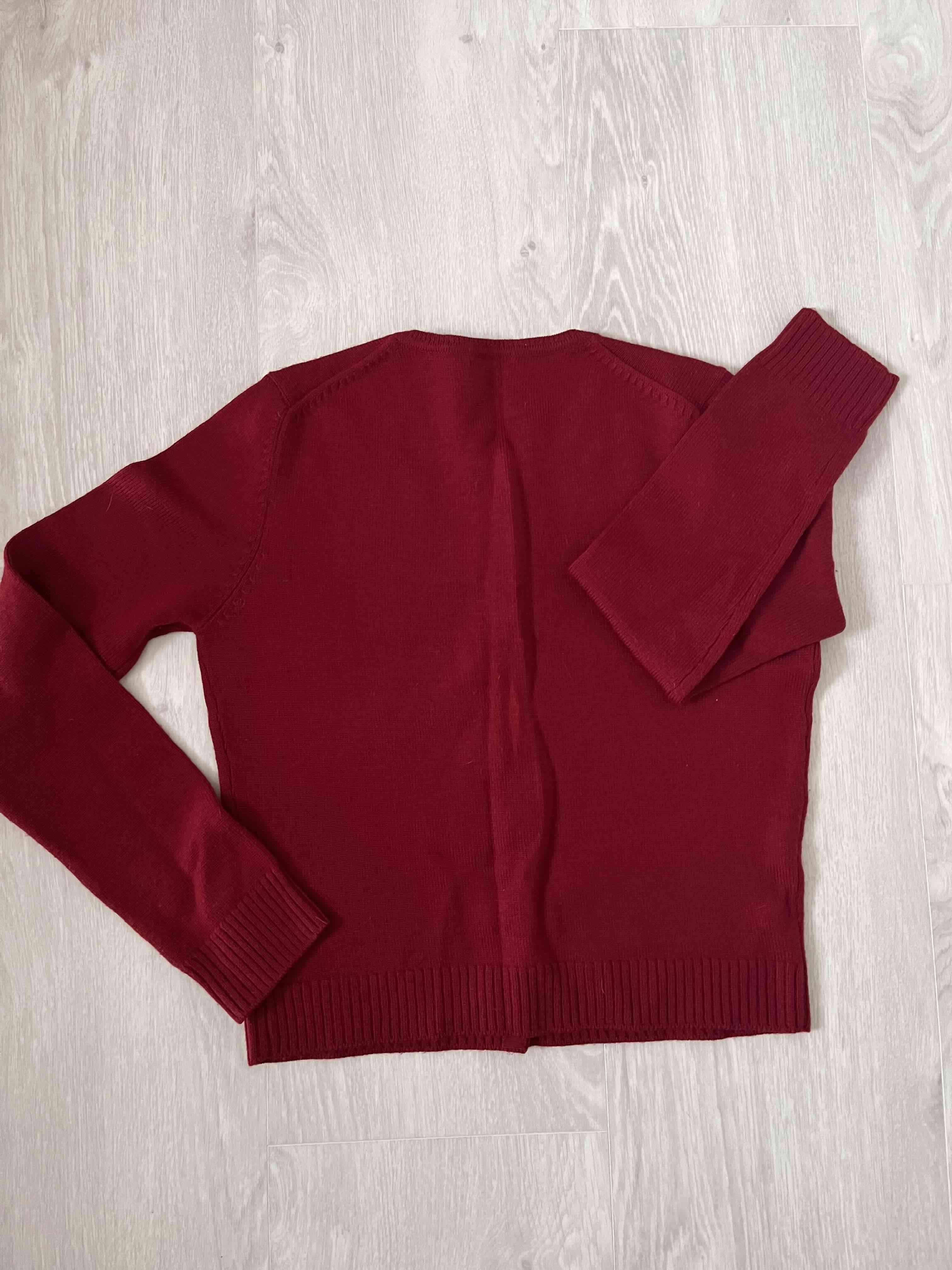 Cardigan rojo mujer - miniatura 3
