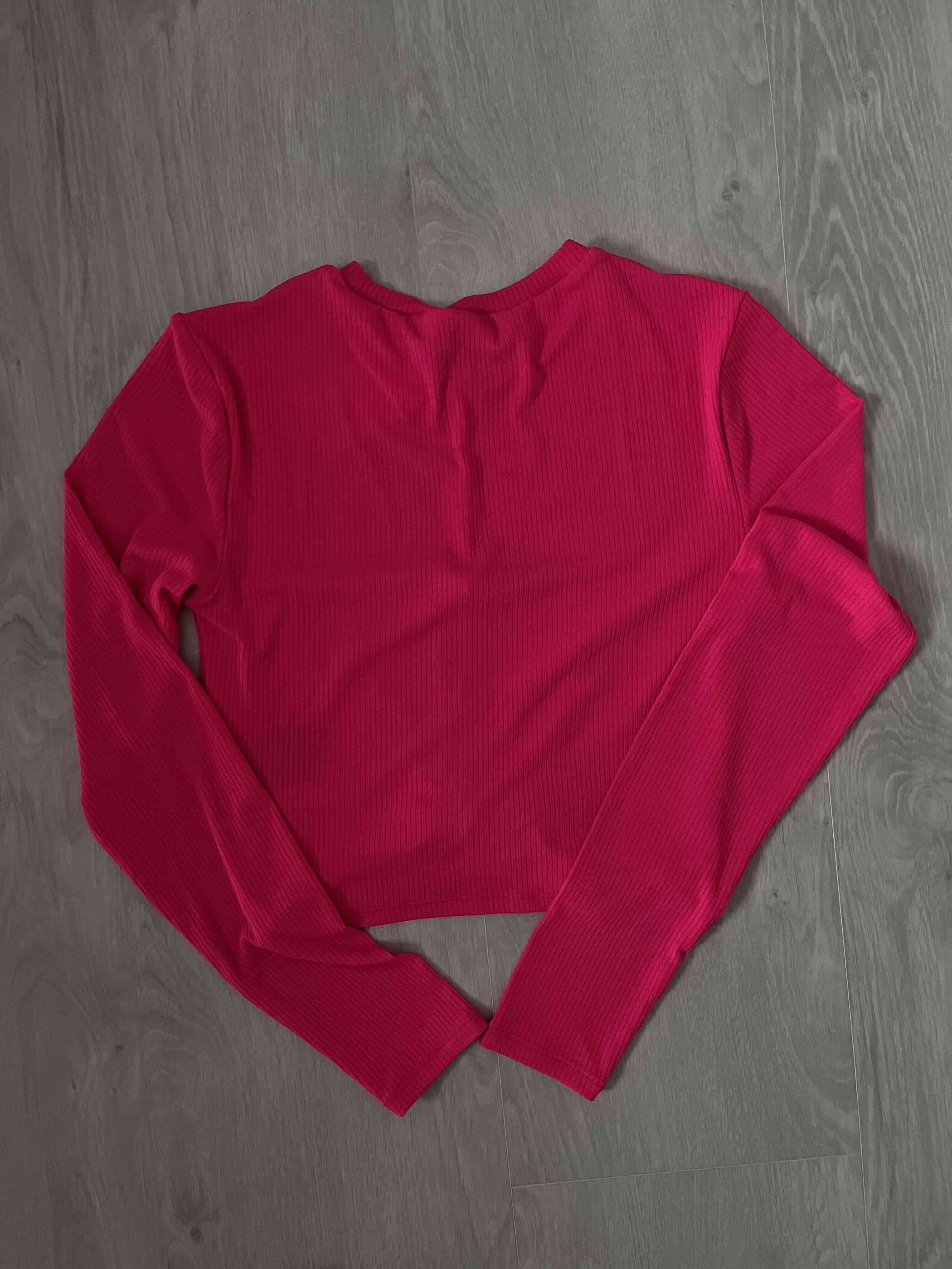 Polera manga larga fucsia - miniatura 3