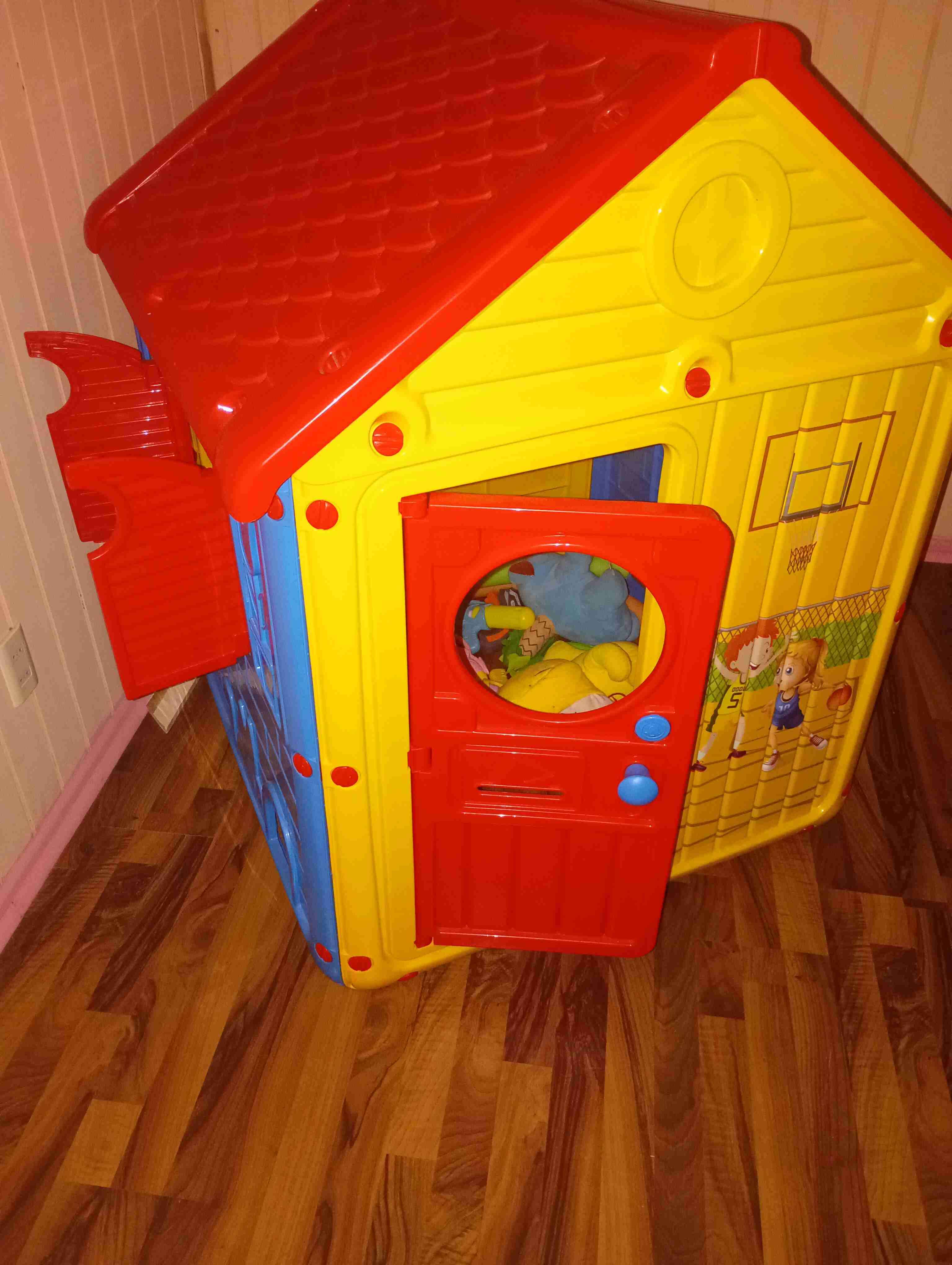 Casita de juegos infantil colorida - miniatura 4