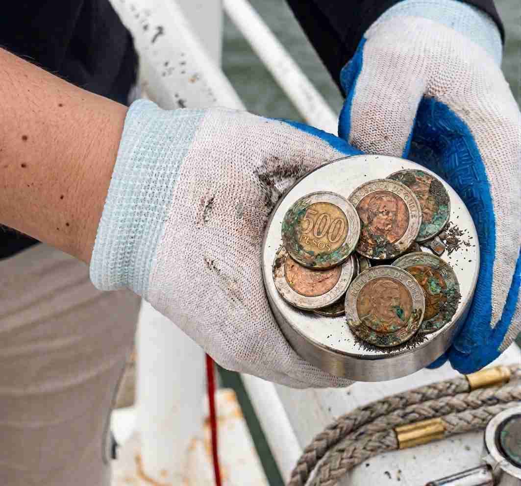 Iman para pesca de metales y tesoros 4.2cm potente