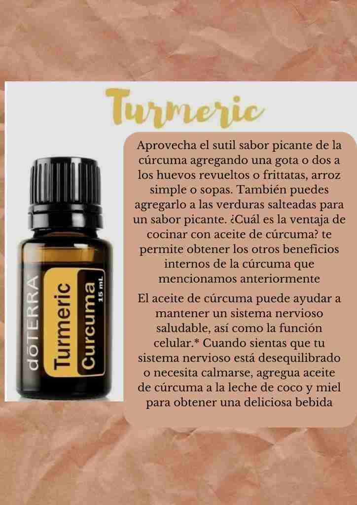 Aceite esencial puro de cúrcuma 15 ml