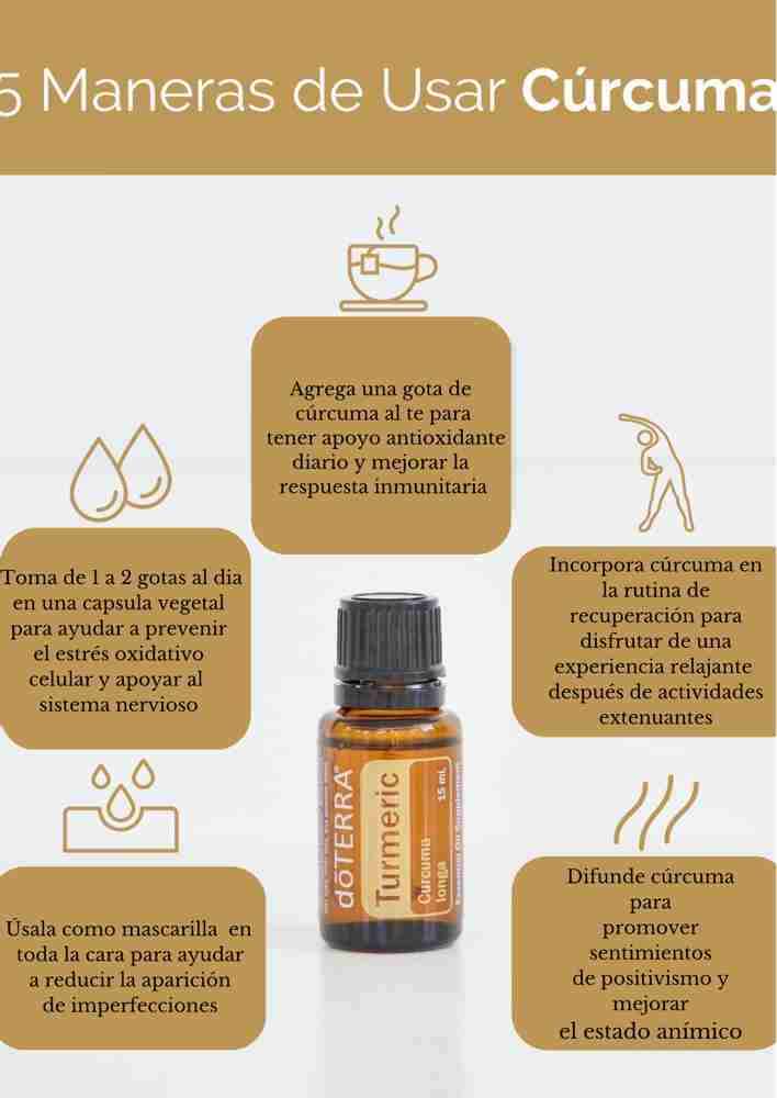 Aceite esencial puro de cúrcuma 15 ml - miniatura 2