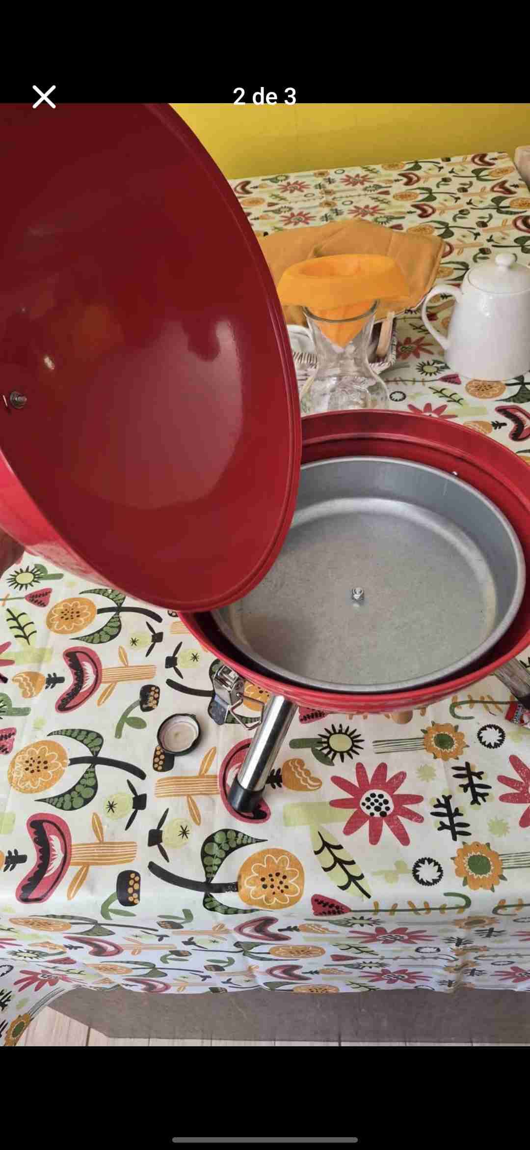 Parrilla roja portátil - miniatura 2