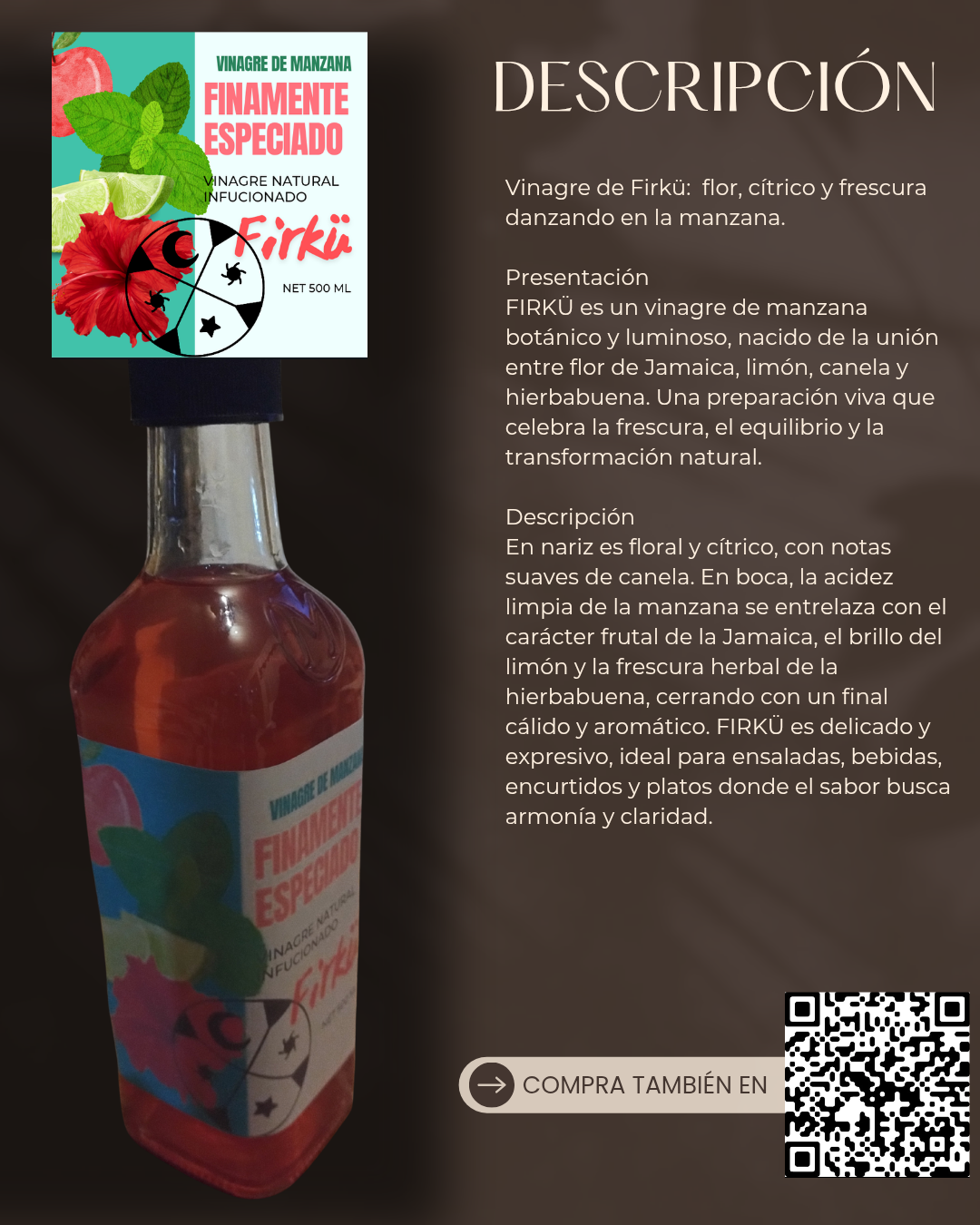 Vinagre Firku infusionado 500ml