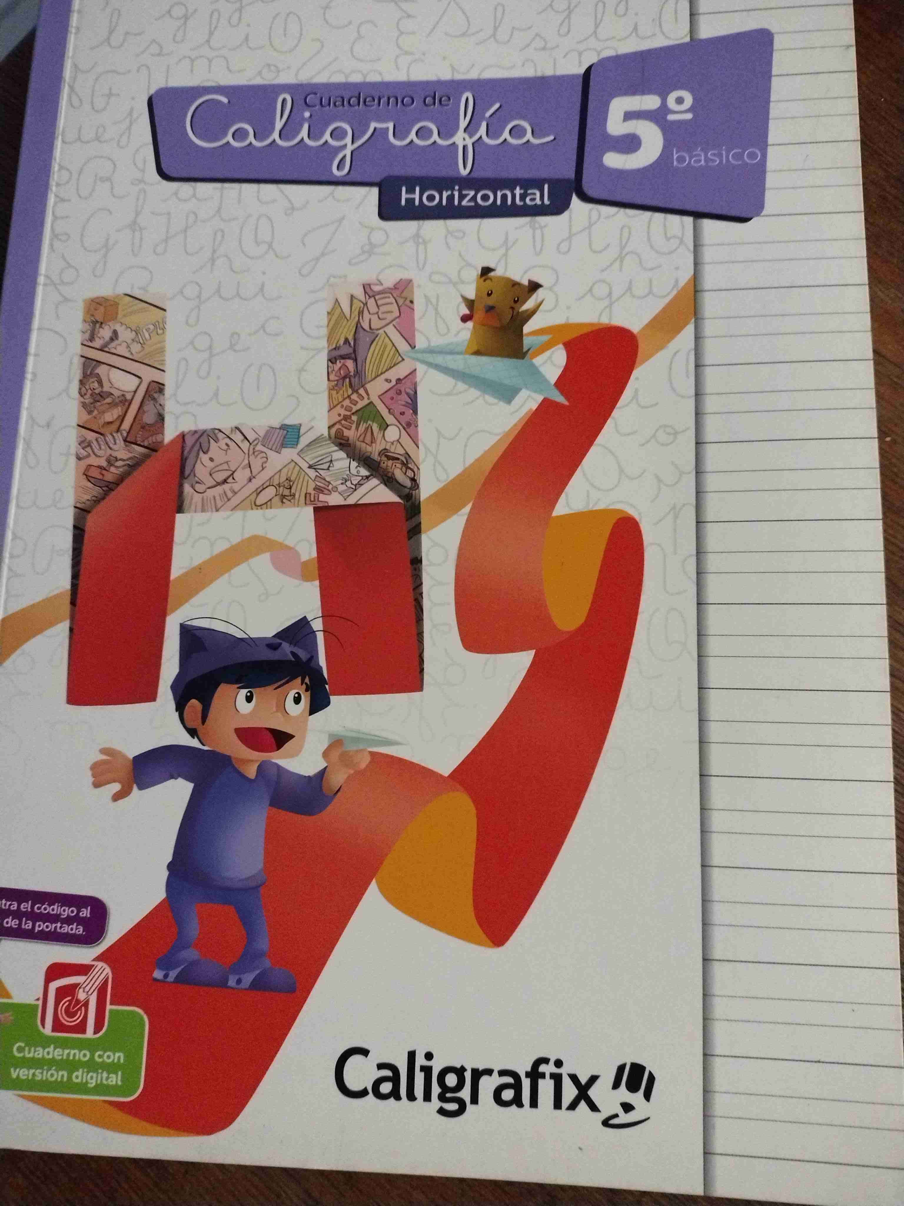 Cuaderno Caligrafía Caligrafix 5° básico