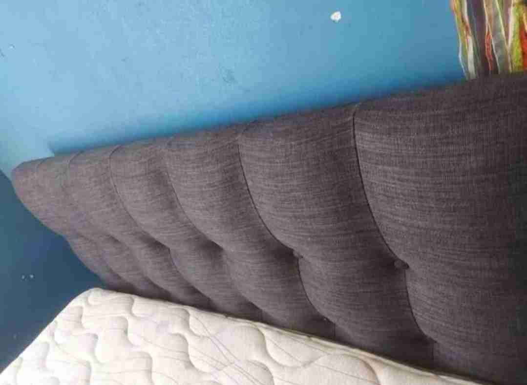 Cama 2 plazas con respaldo!!! sin colchon!! - miniatura 3