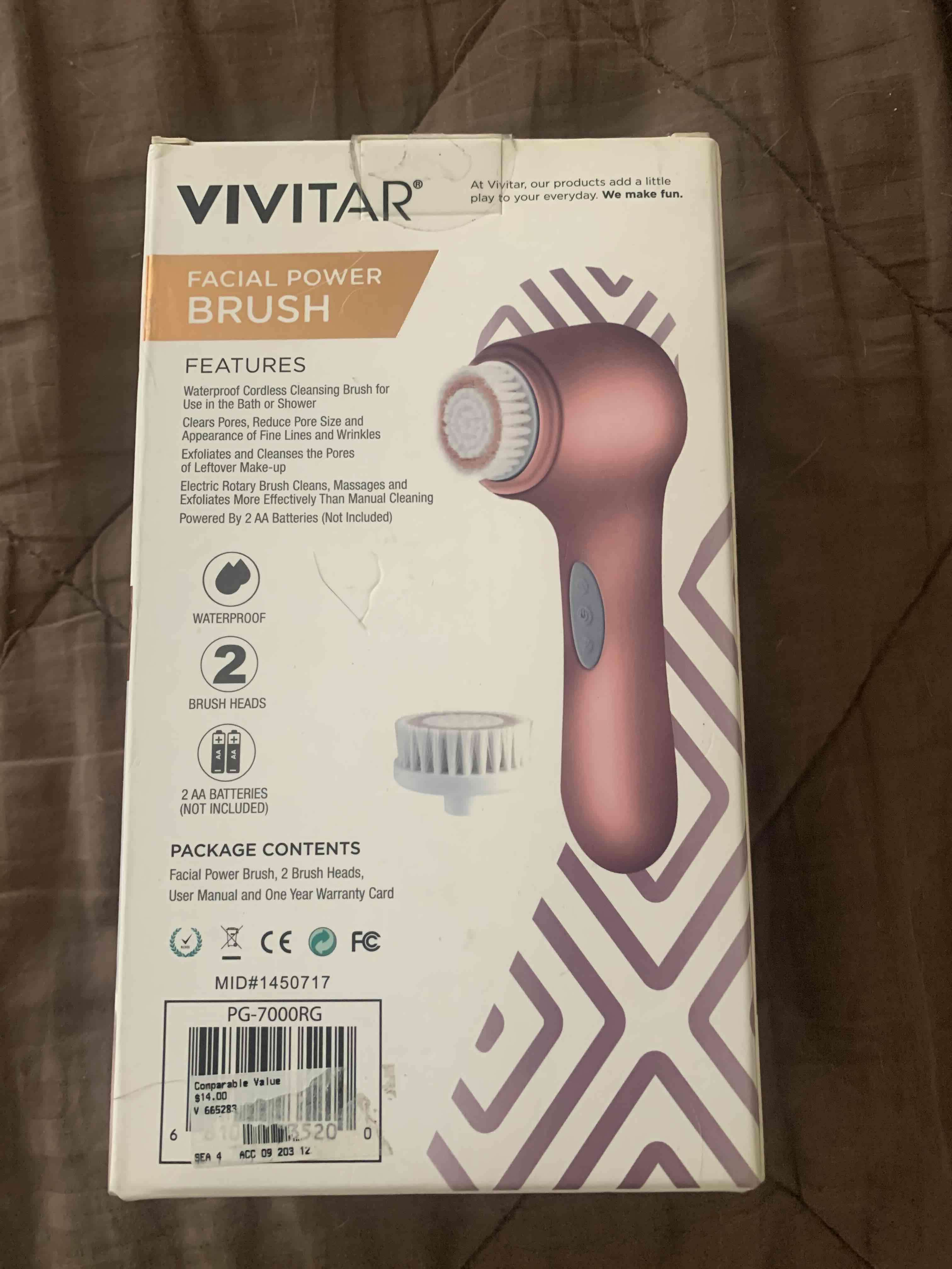 Cepillo facial eléctrico Vivitar - miniatura 2