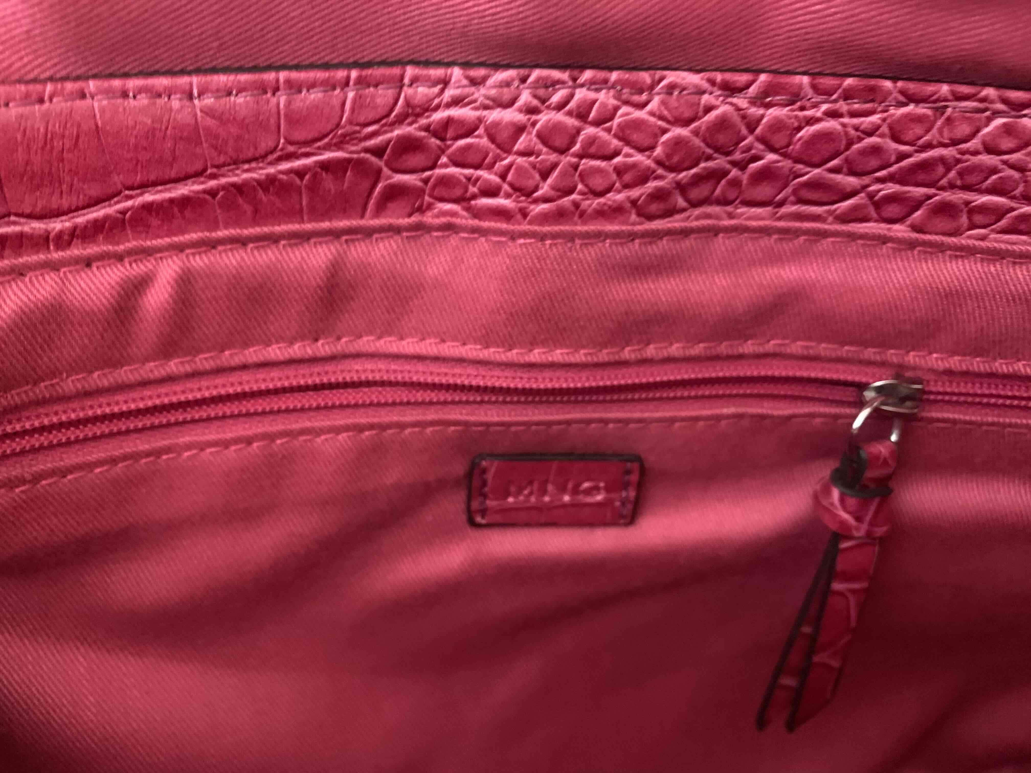 Cartera bandolera fucsia MNG - miniatura 3