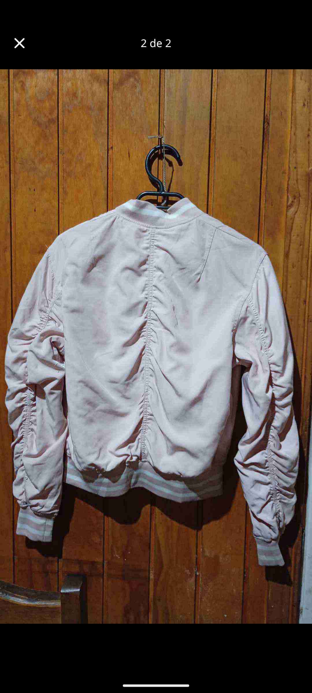 Chaqueta bomber rosada - miniatura 2