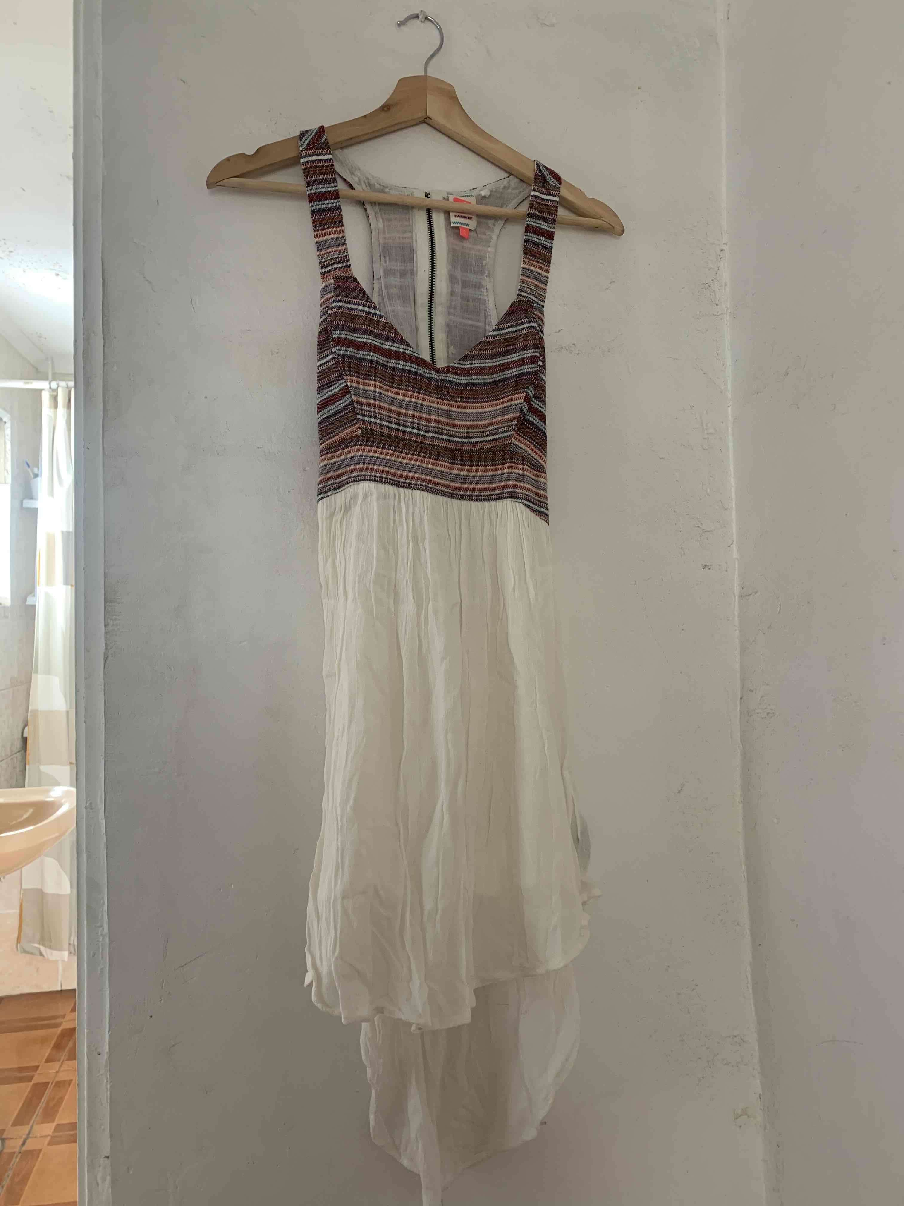 Vestido bohemio de rayas