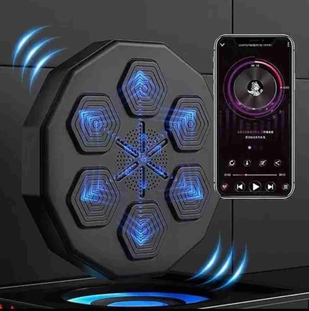 Maquina de boxeo Bluetooth LED portátil