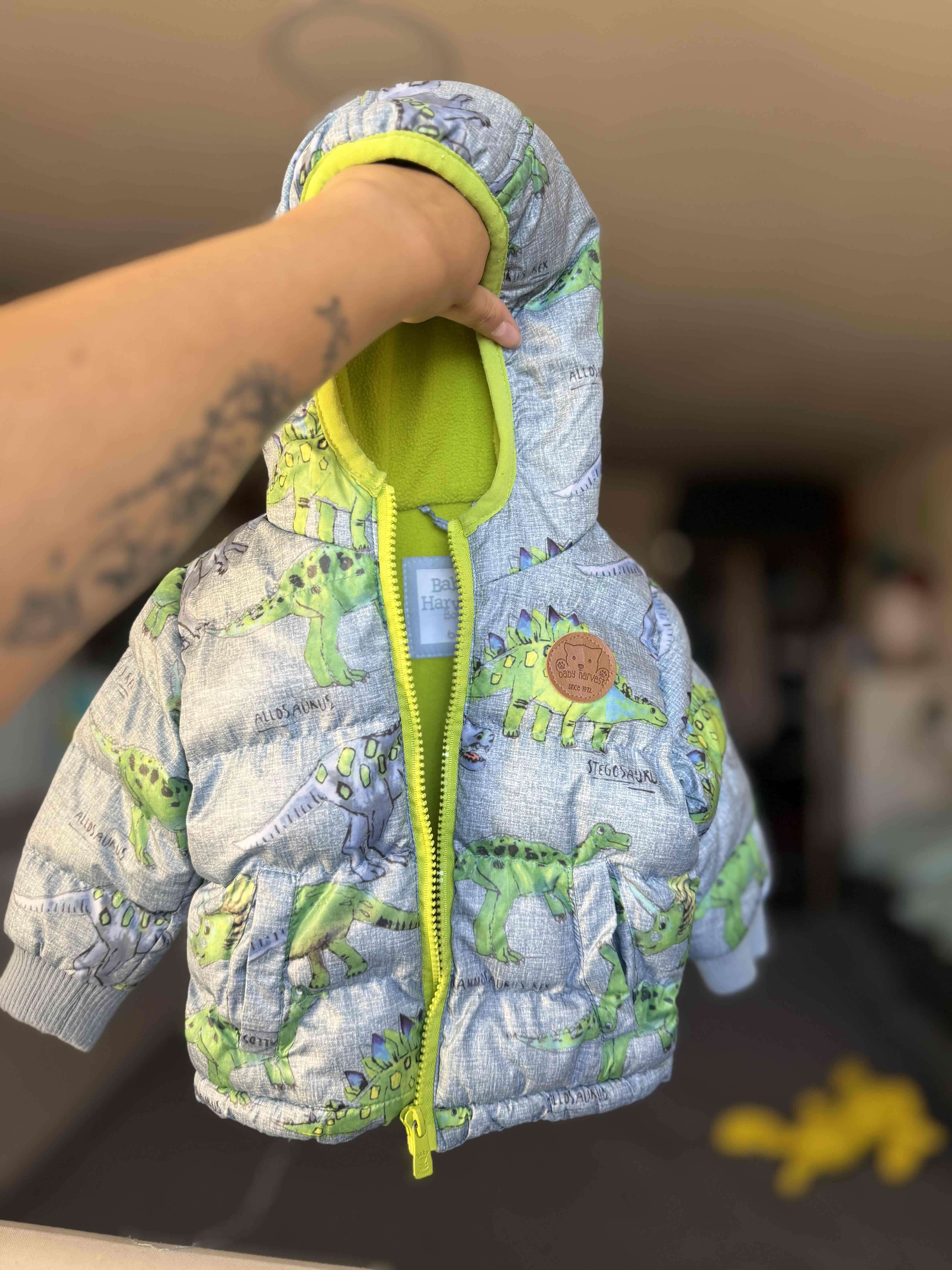 Chaqueta infantil con dinosaurios