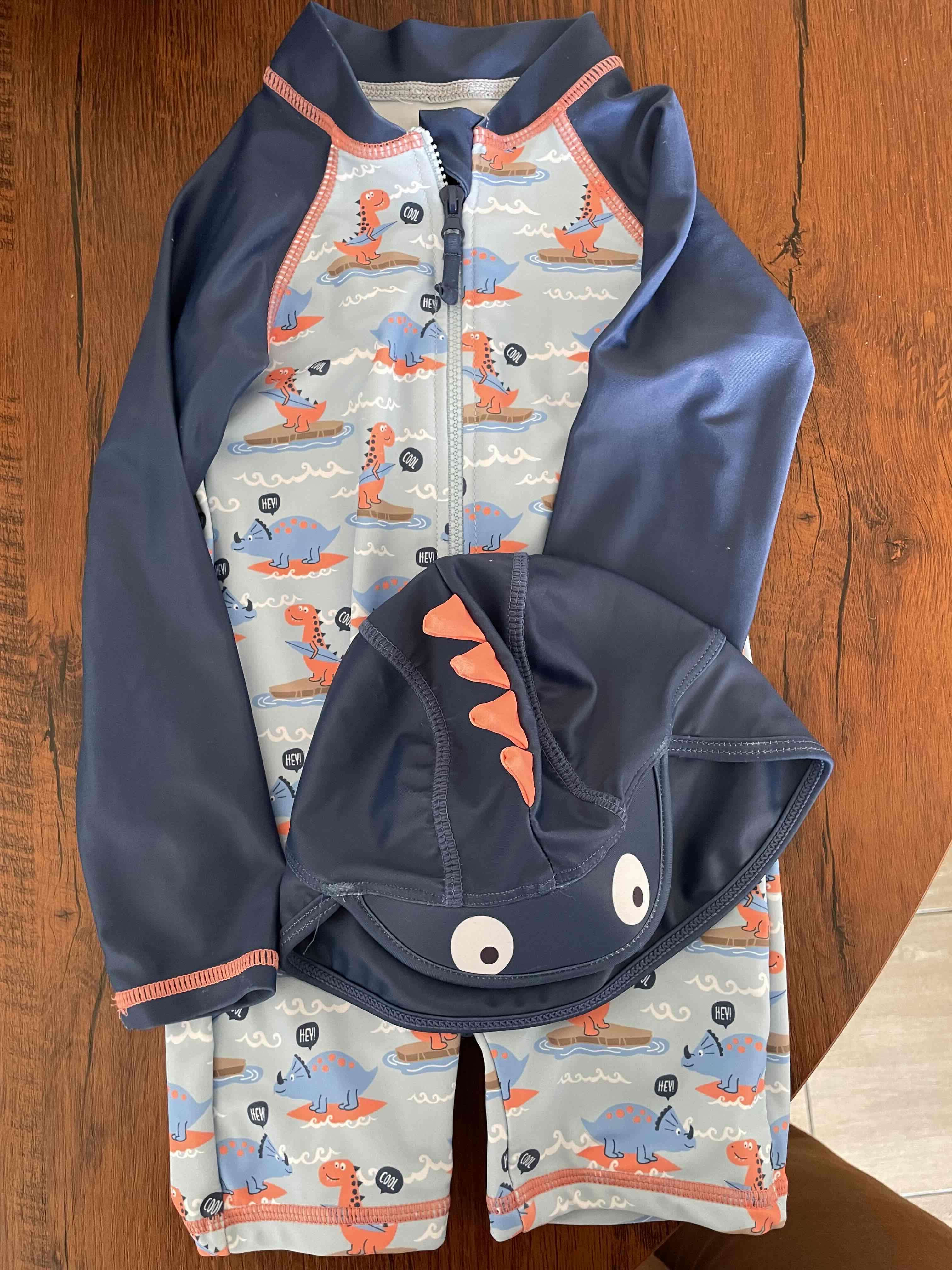 Traje de baño infantil dinosaurio