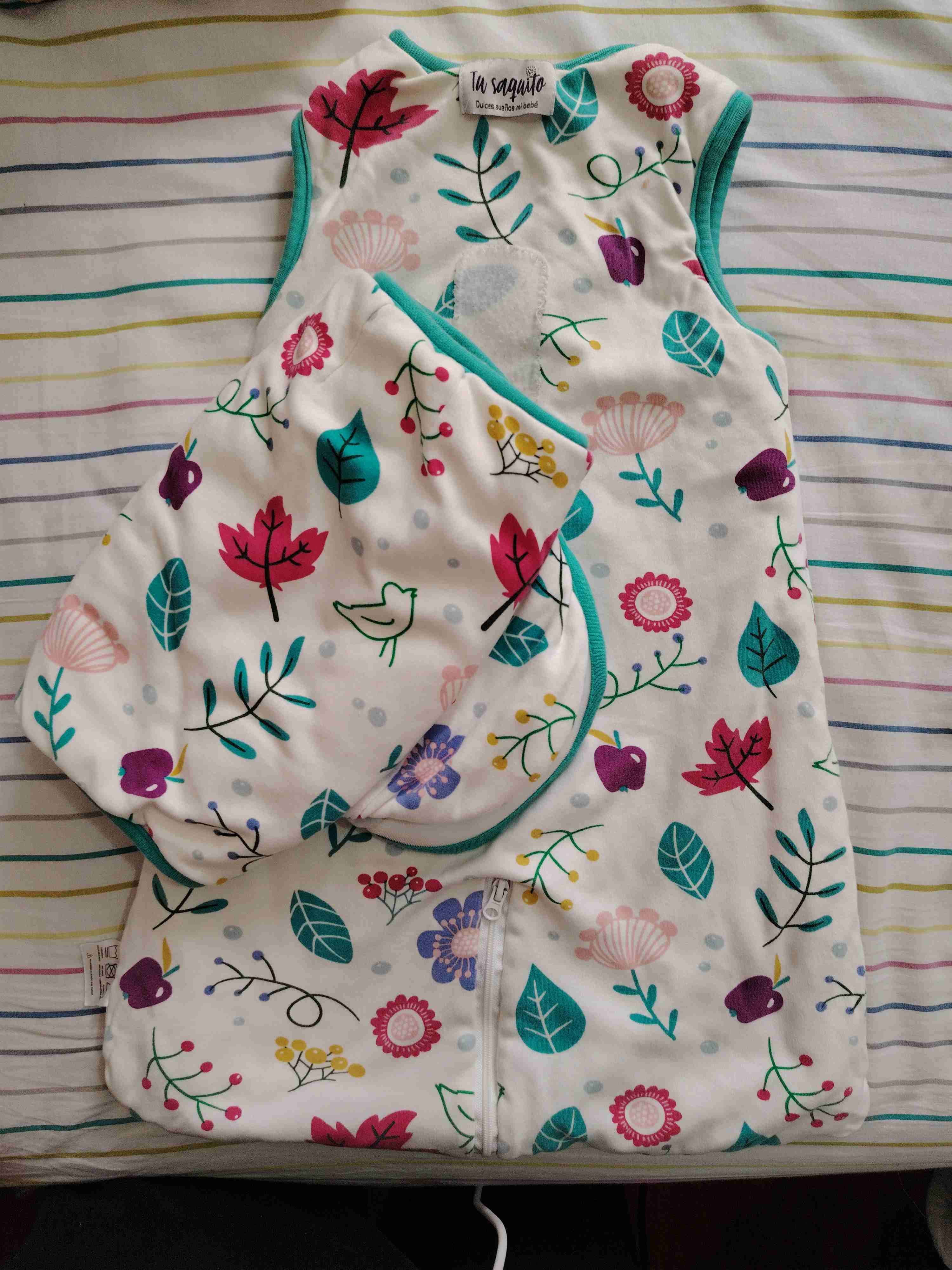 Saco de dormir para bebé con estampado floral - miniatura 3