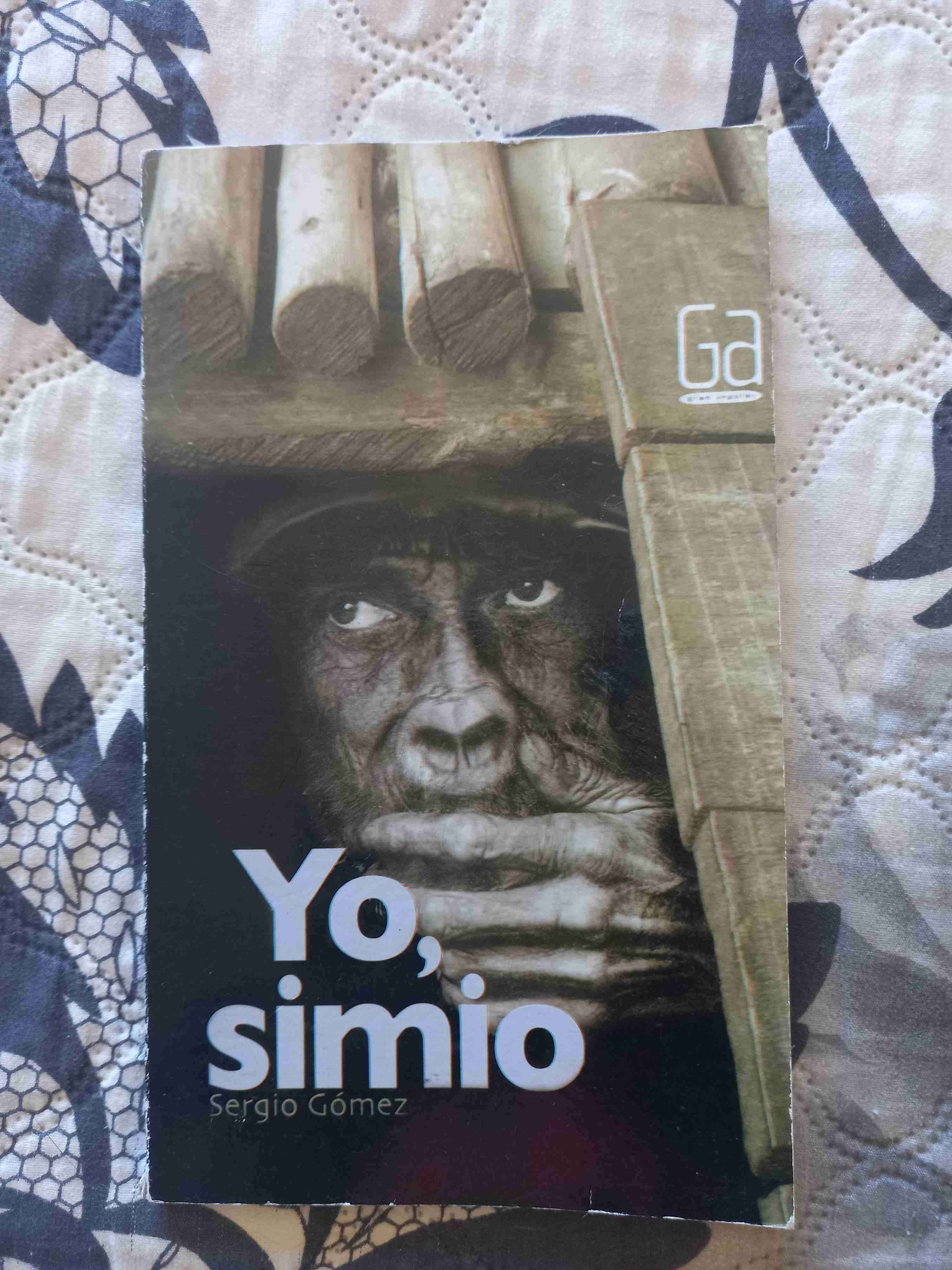 Libro 'Yo, simio' -  Sergio Gómez