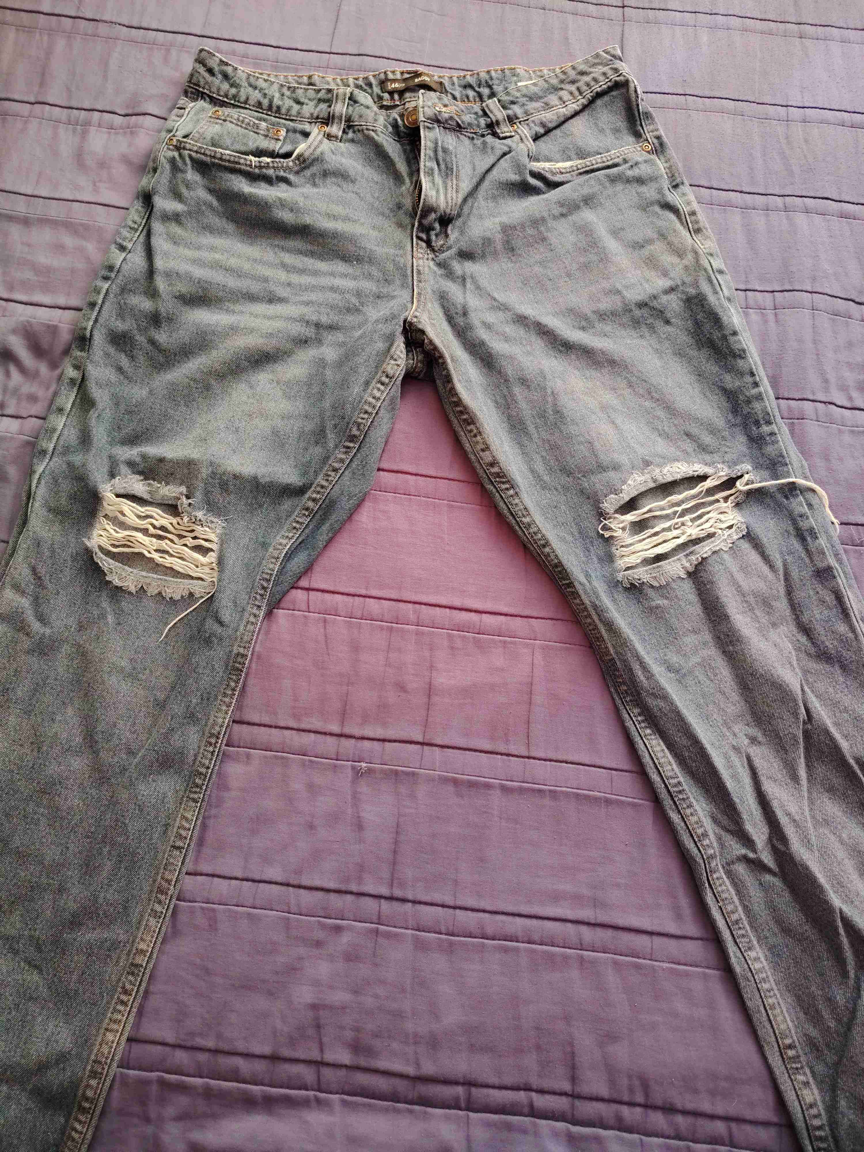 Jeans azul desgastado