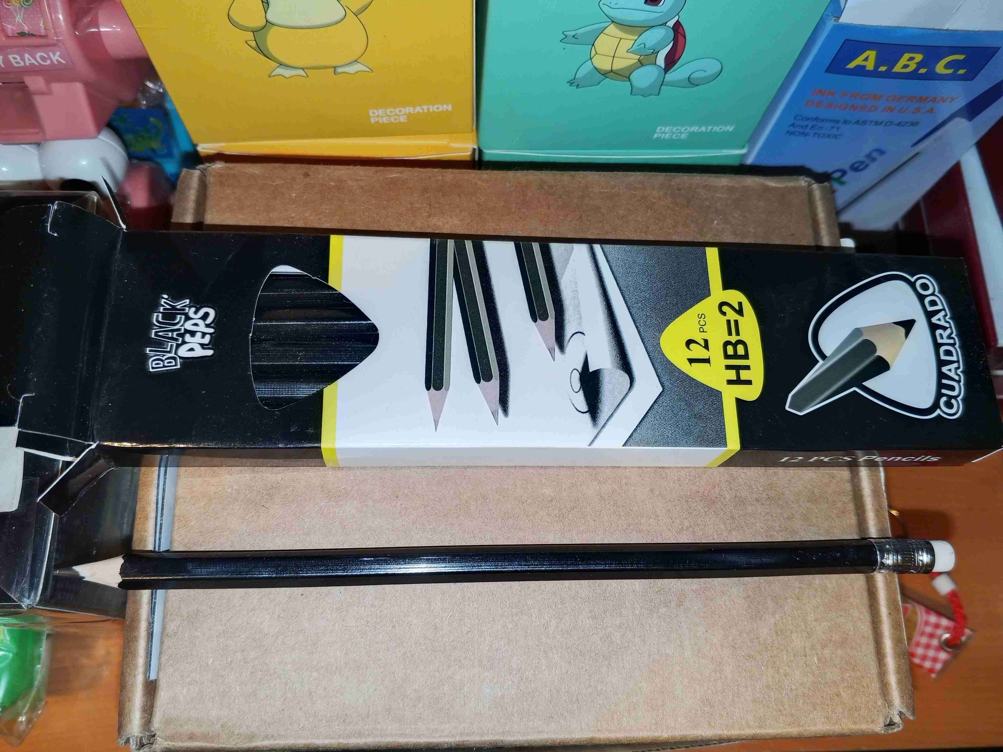 Set de lápices HB2 negros