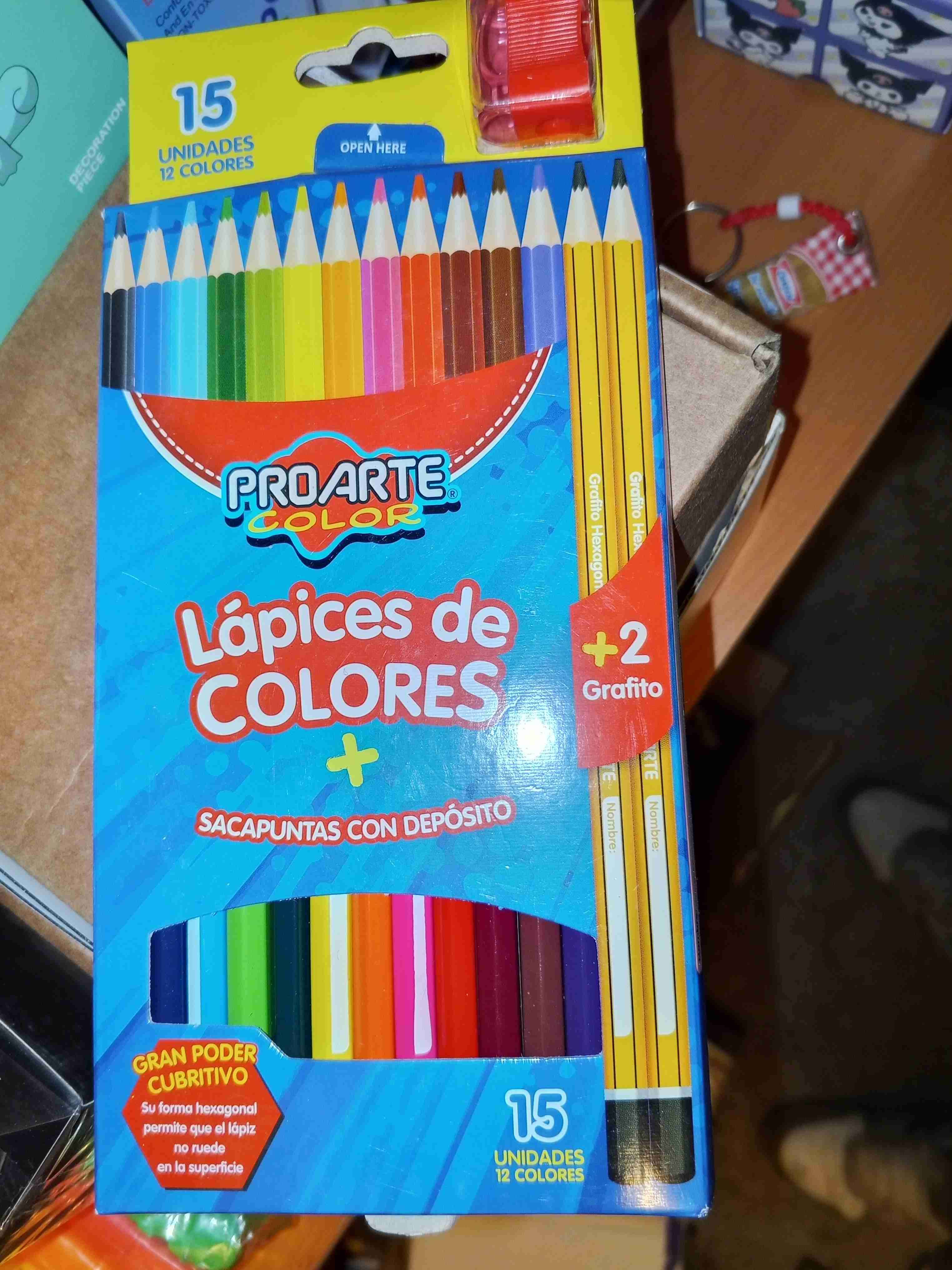 Lápices de colores ProArte 15 unidades