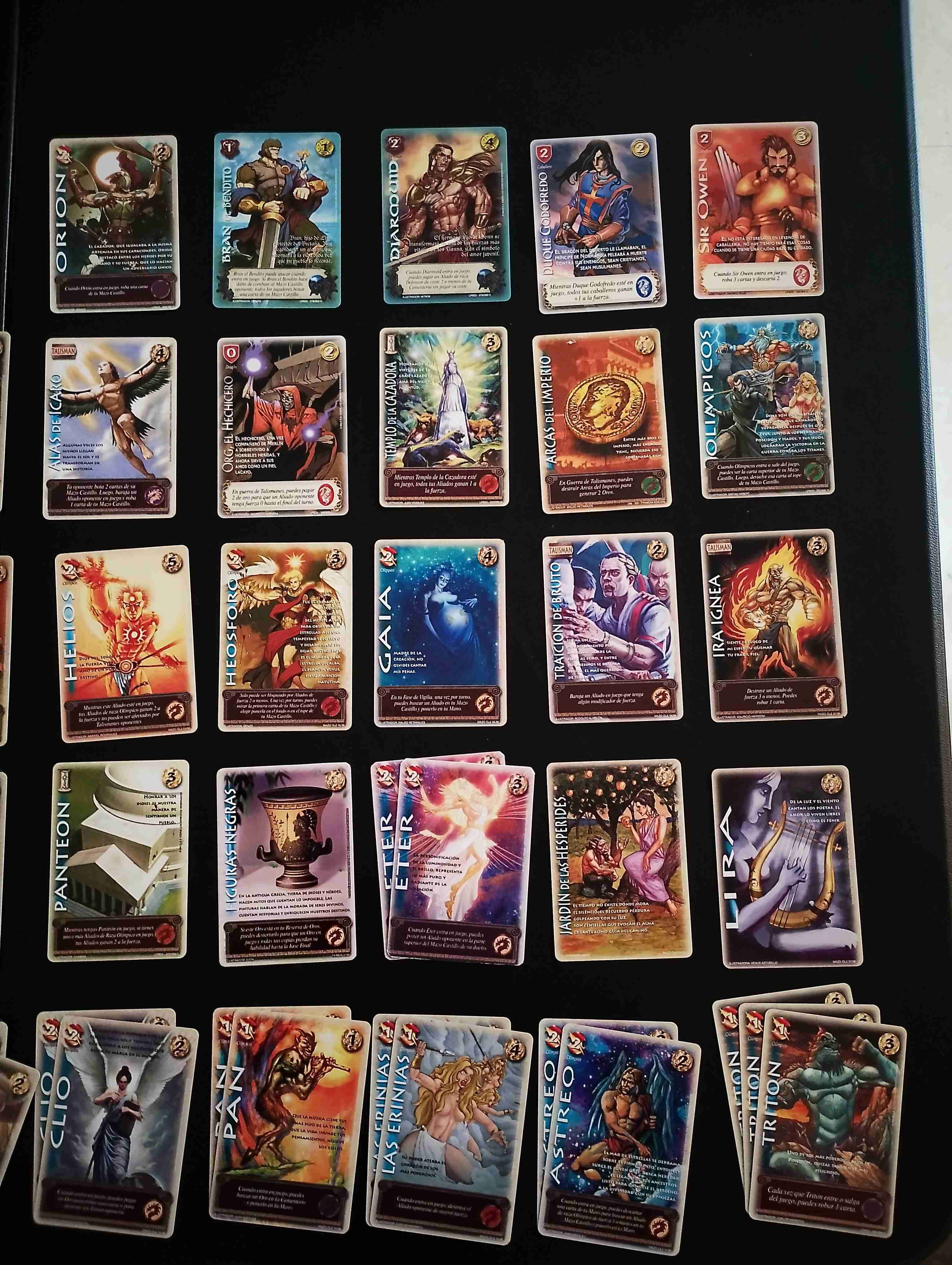 Colección de 57 cartas de juego mitos y leyendas - miniatura 2